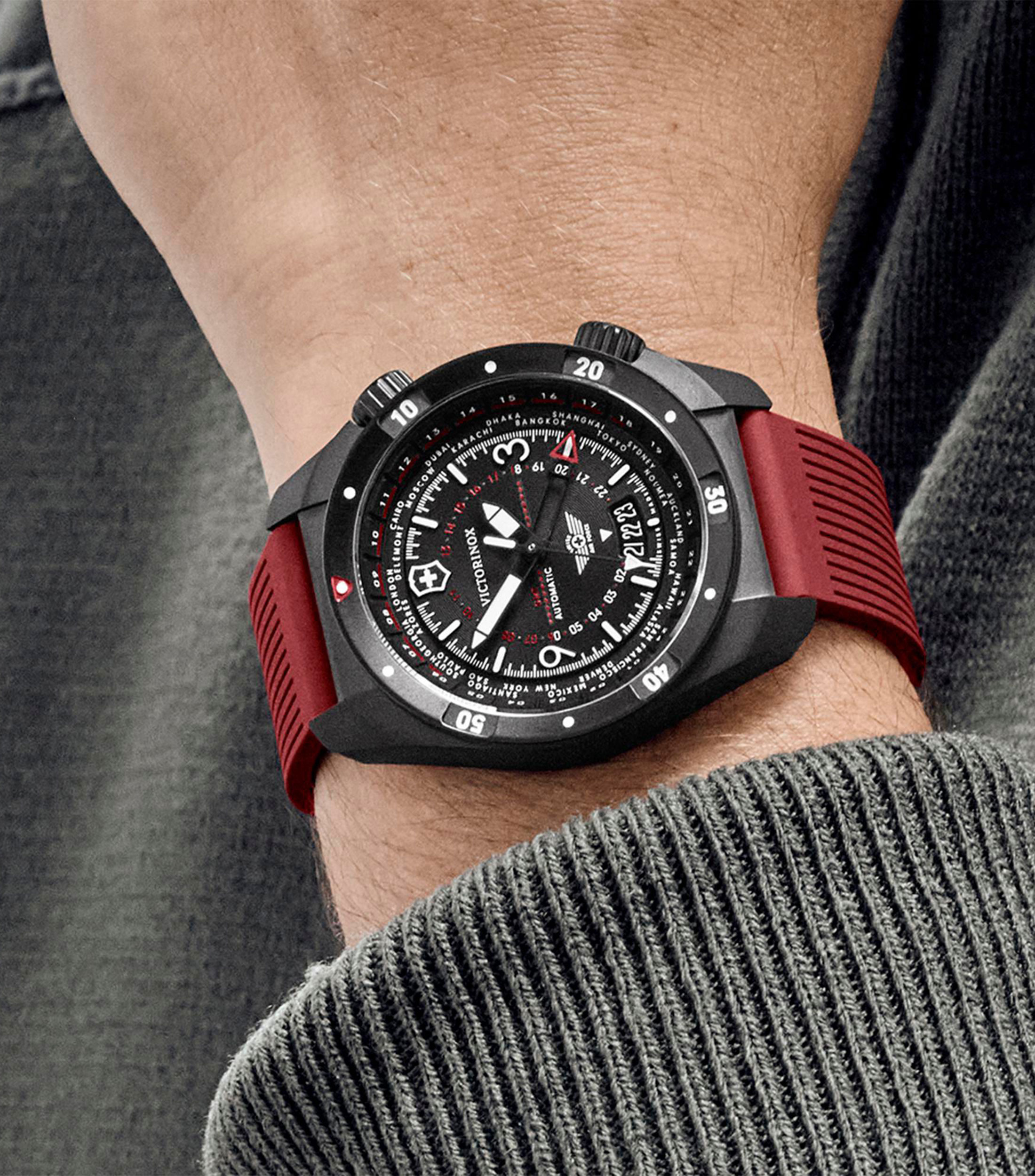 Reloj para Hombre Air Pro Deportivo Negro