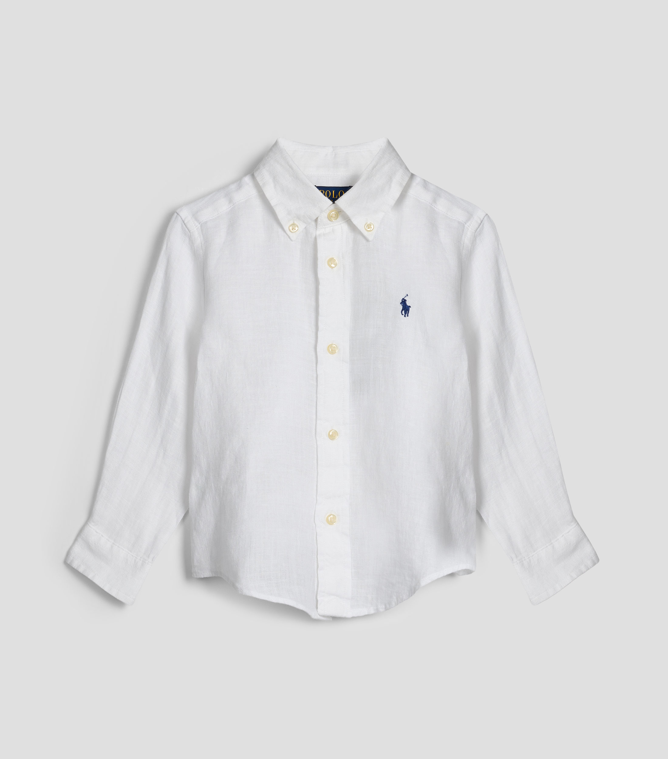 Camisa lisa manga larga Niño