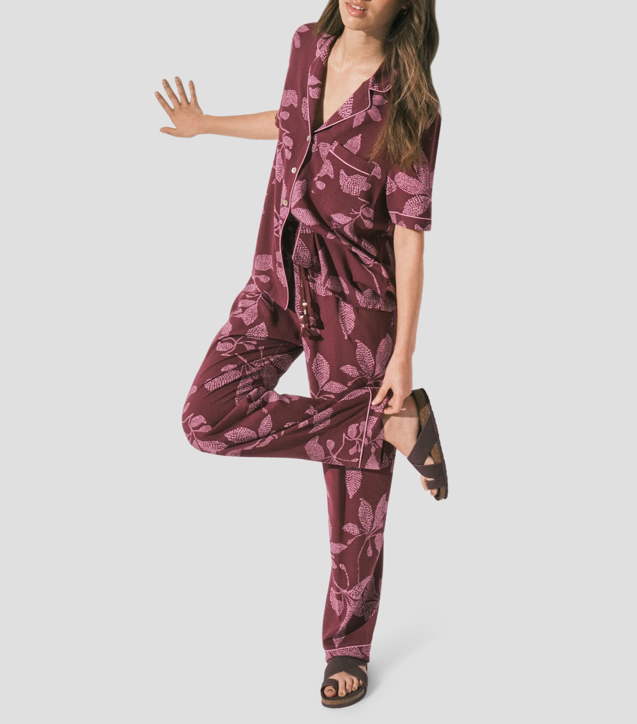 Pijama 2 Piezas estampada Mujer