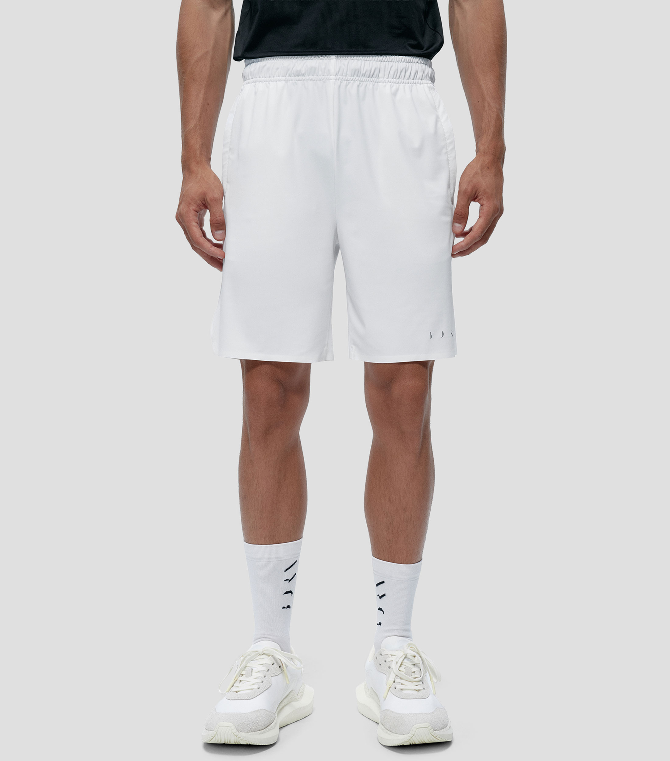 Short para entrenamiento liso Hombre