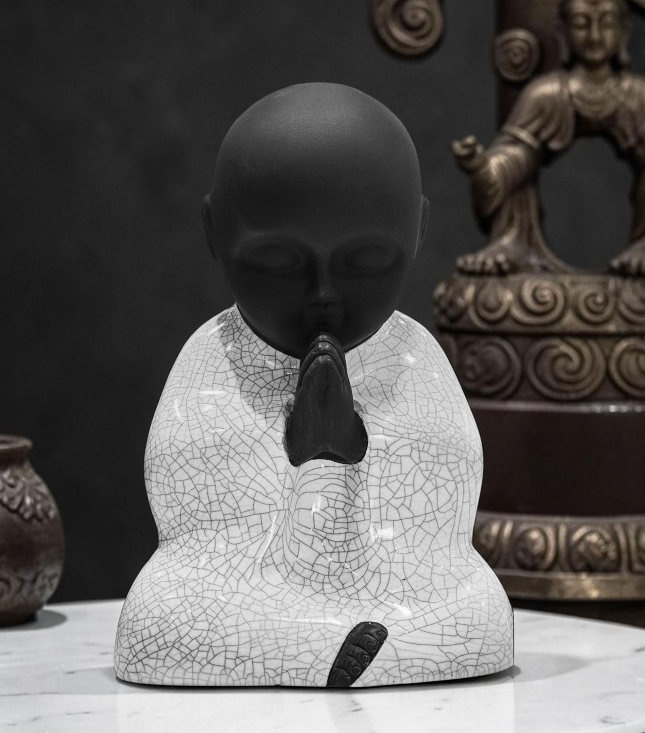 Figura decorativa Baby Buda
