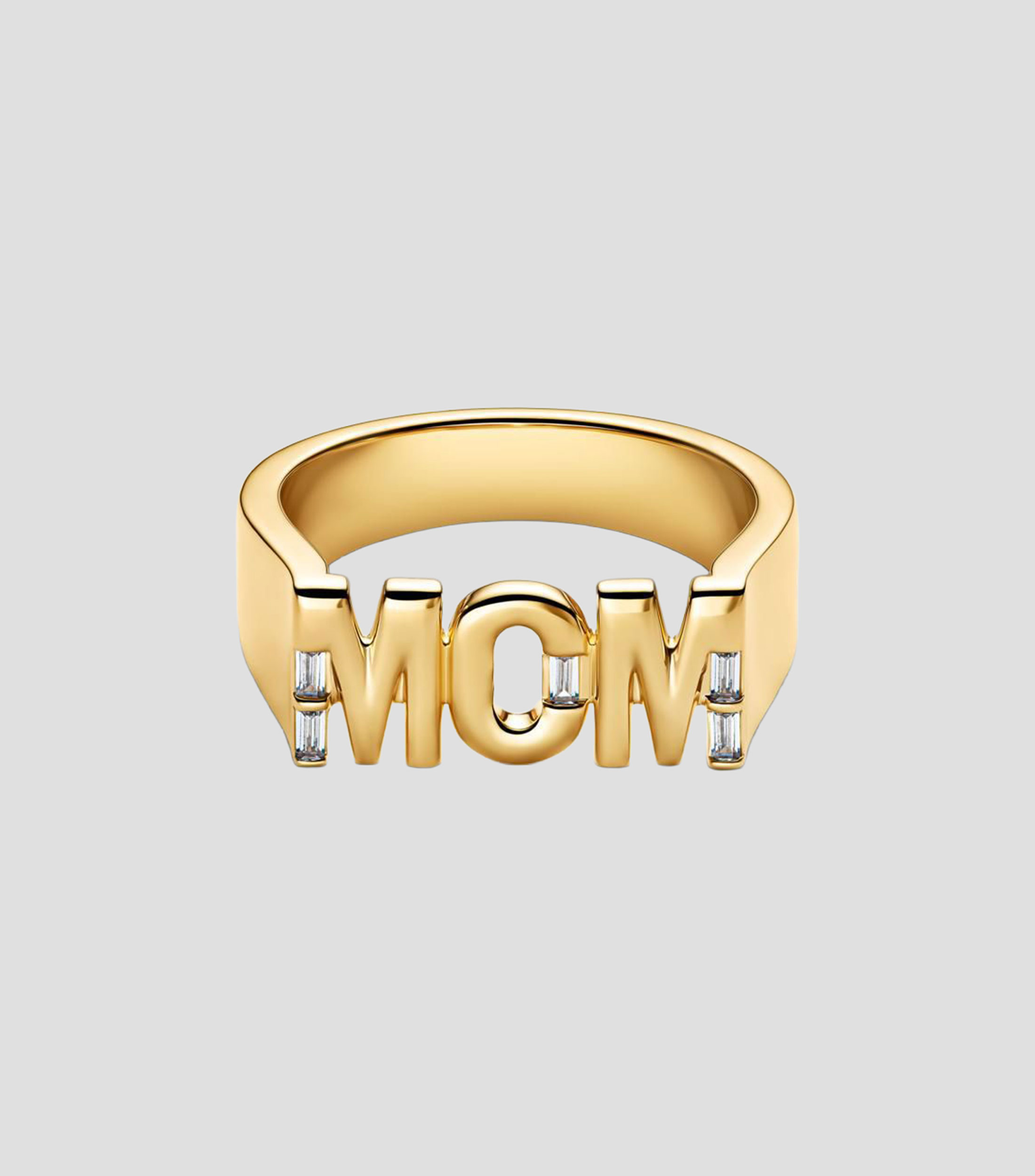 Anillo en plata Mom Mujer
