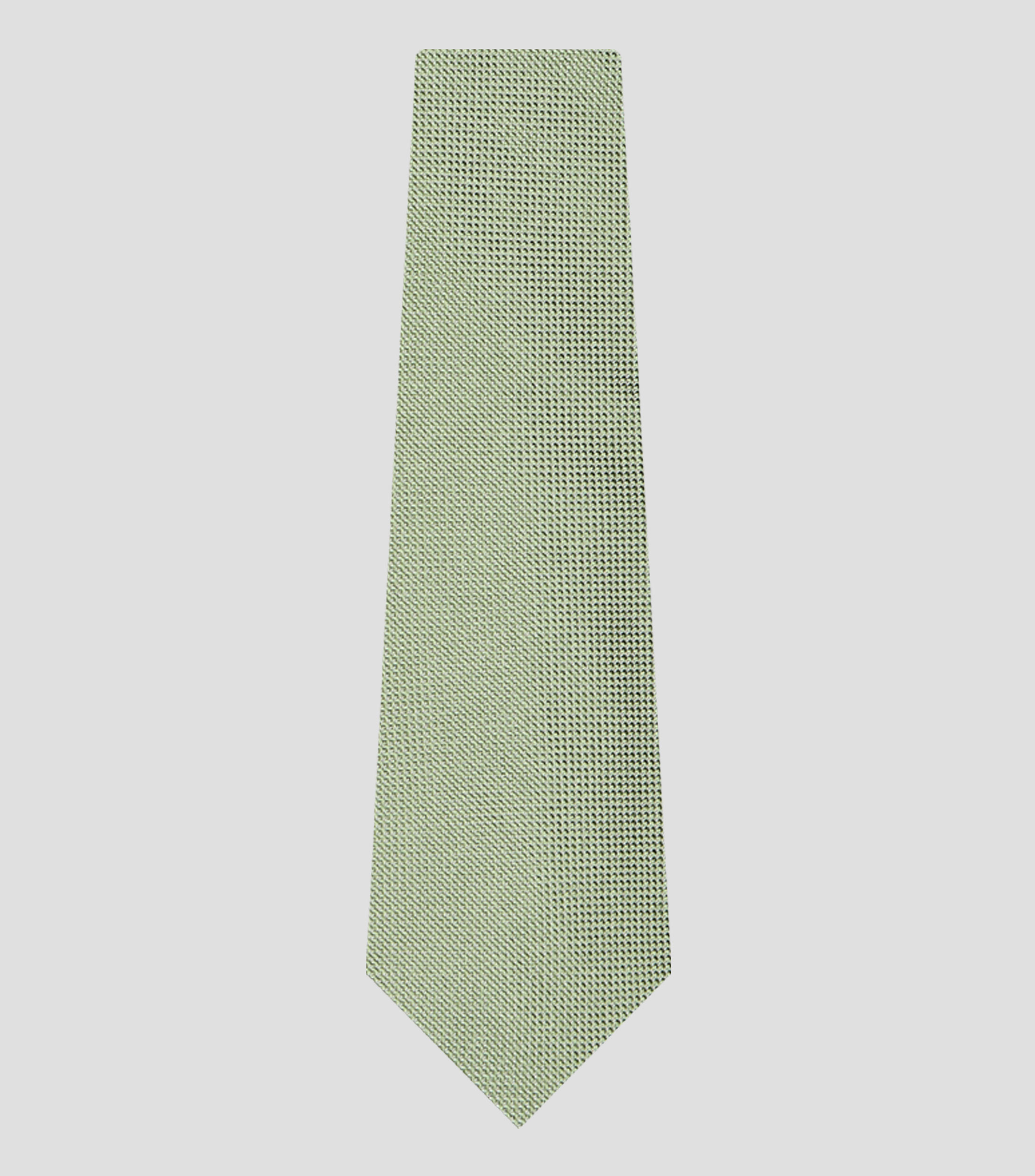 Corbata ancha de seda microdiseño