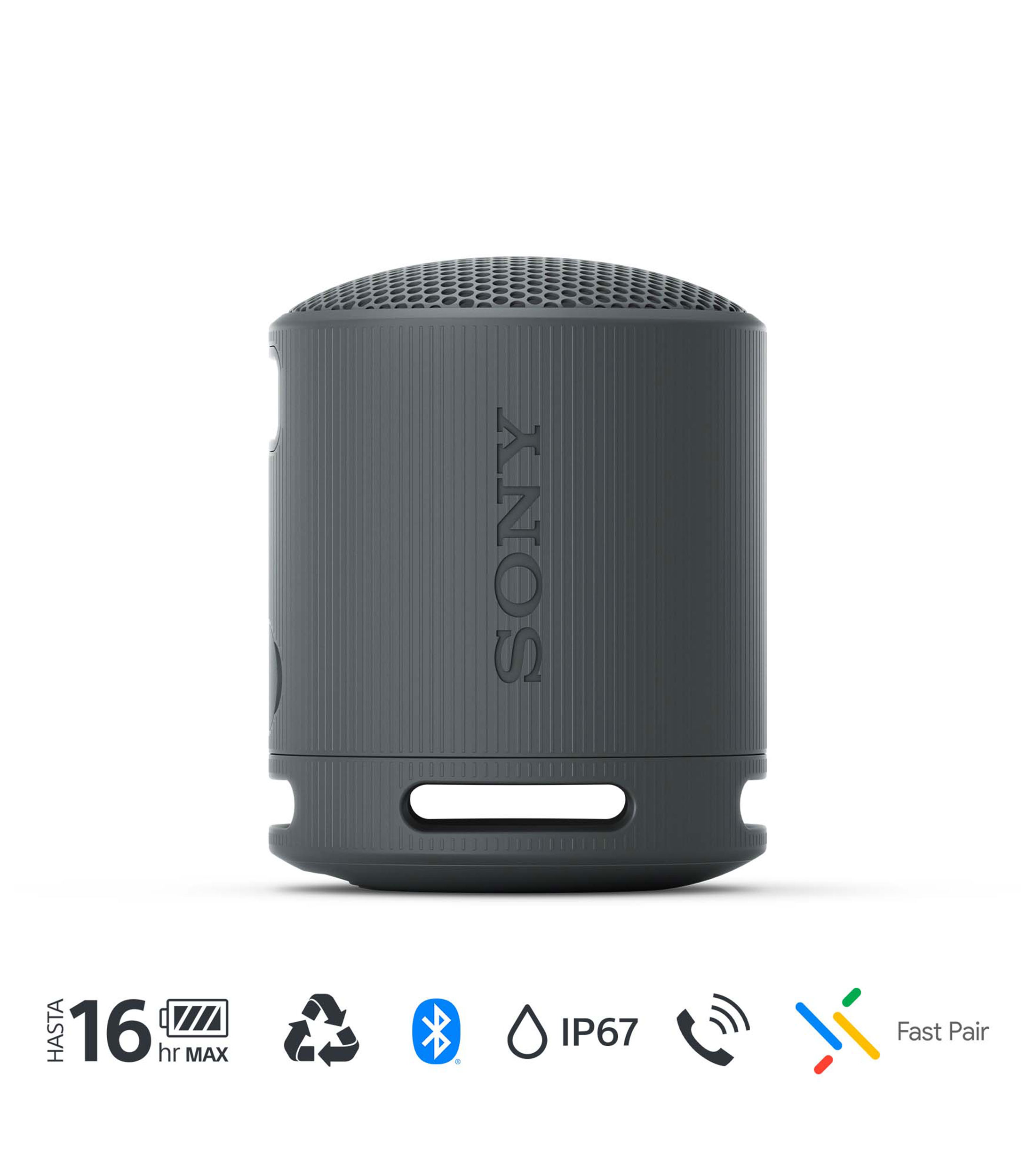 Bocina portátil inalámbrica SRS XB100, Negro