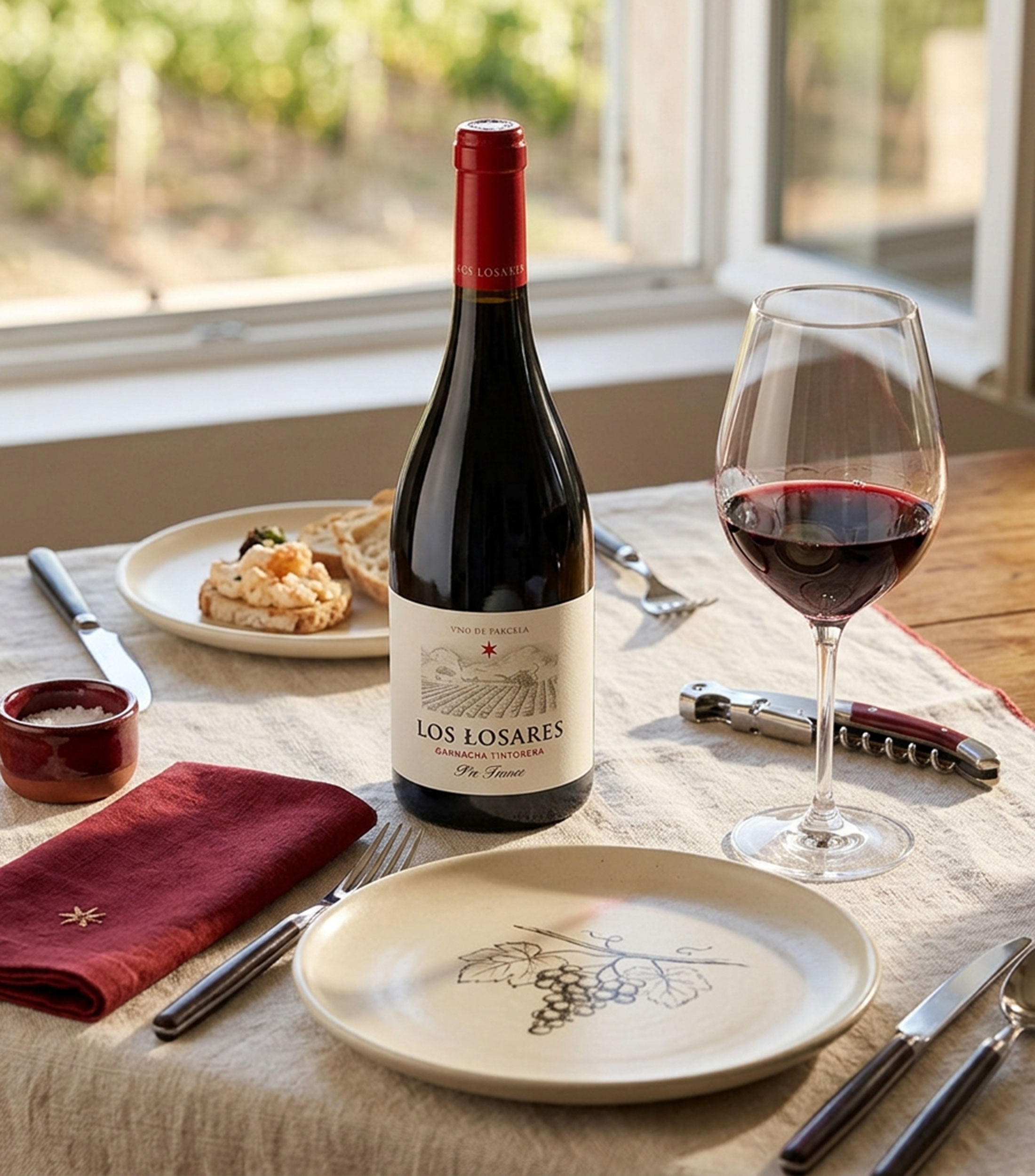 Vino tinto Garnacha Tintorera Los Losares, España, 750 ml