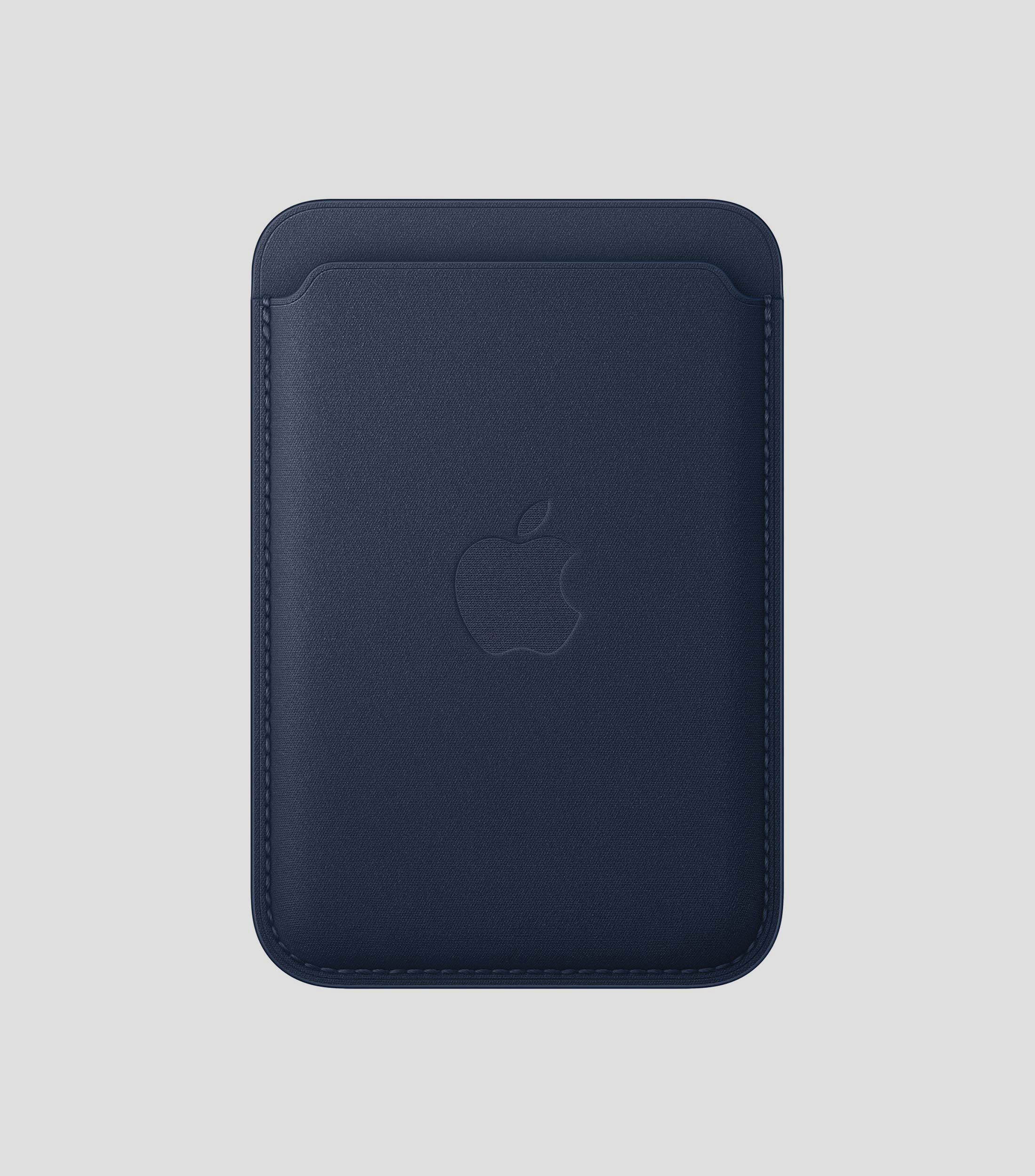 Cartera de FineWoven con MagSafe para iPhone Azul