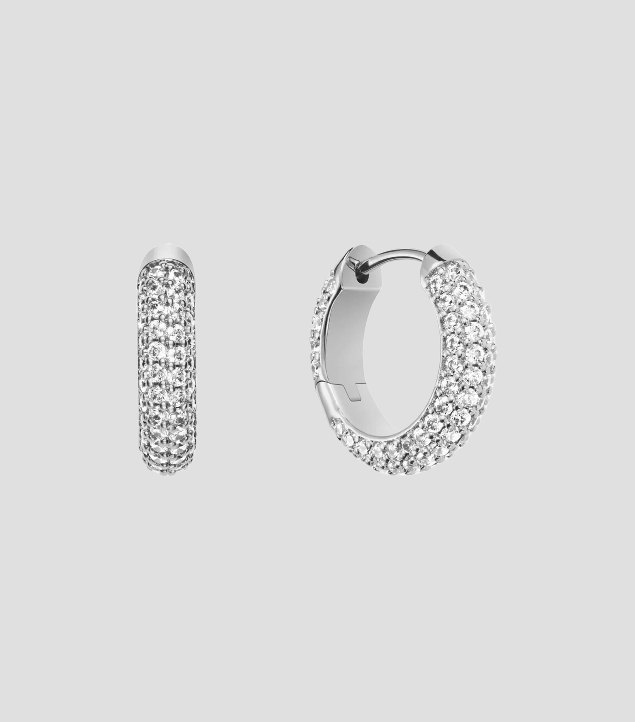 Aretes con cristales Mujer