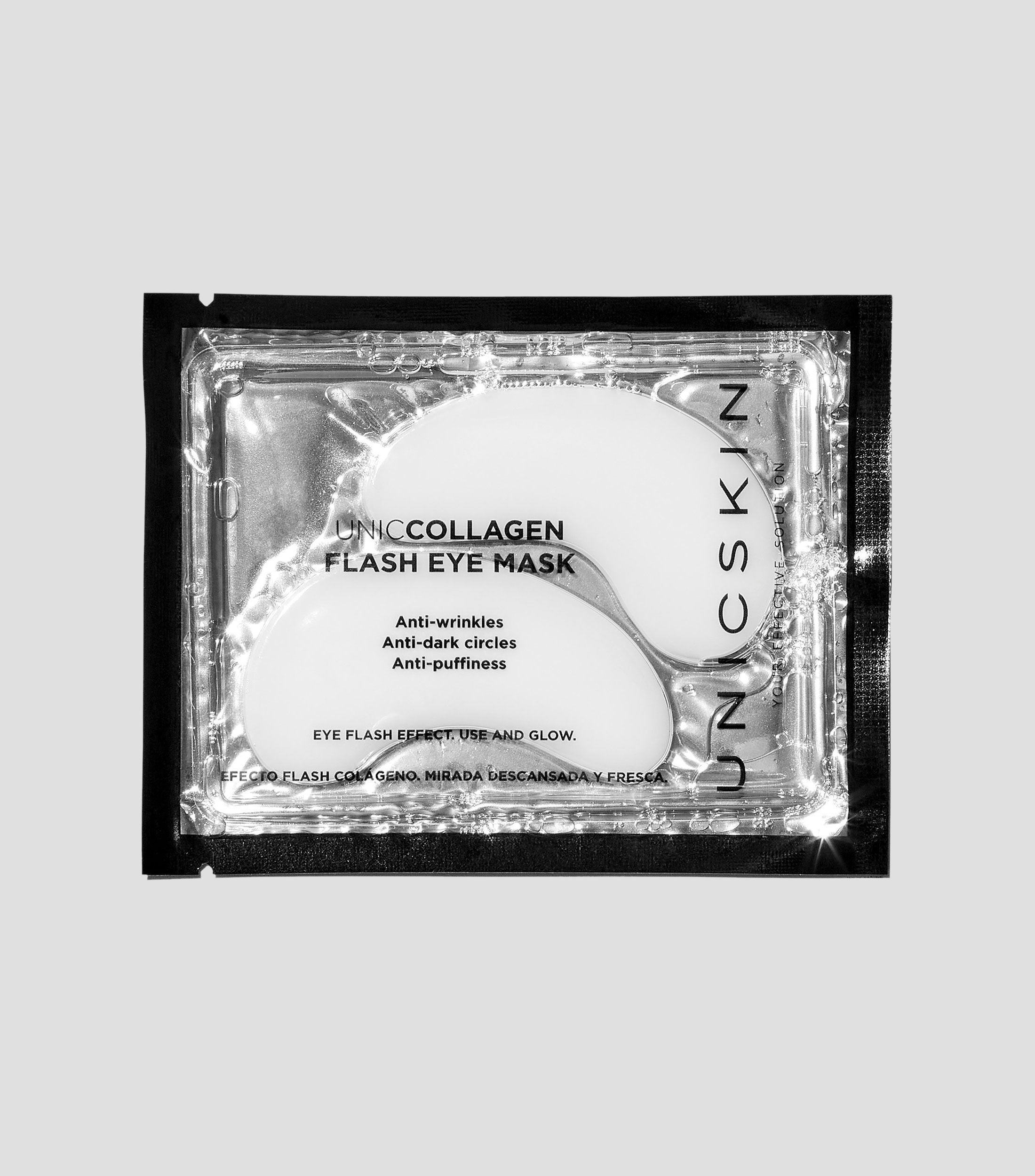 UNICCOLLAGEN FLASH EYE MASK Parches de Colageno para Ojos, 10 Unidades