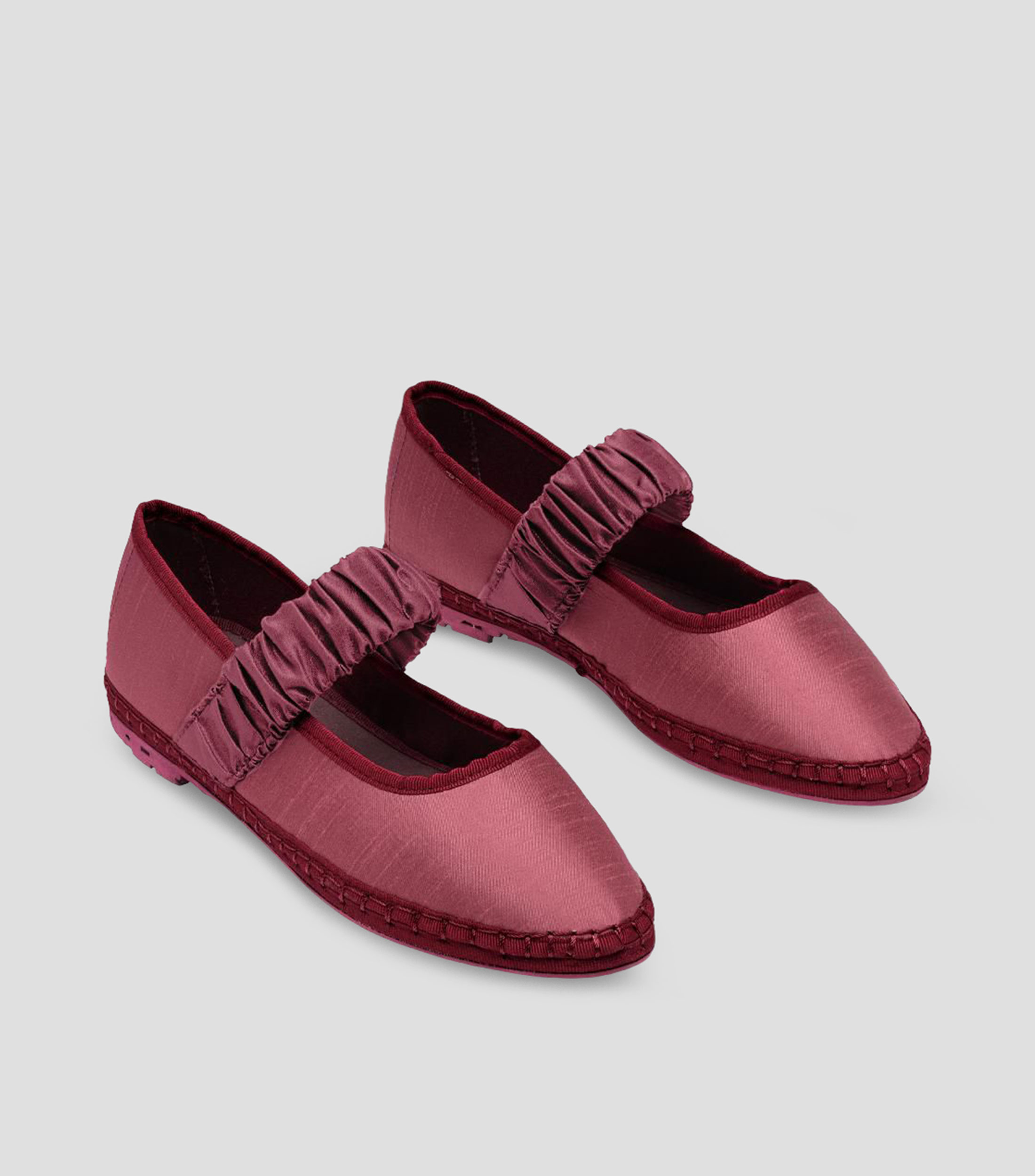 Flats Mafalda con pespuntes Mujer