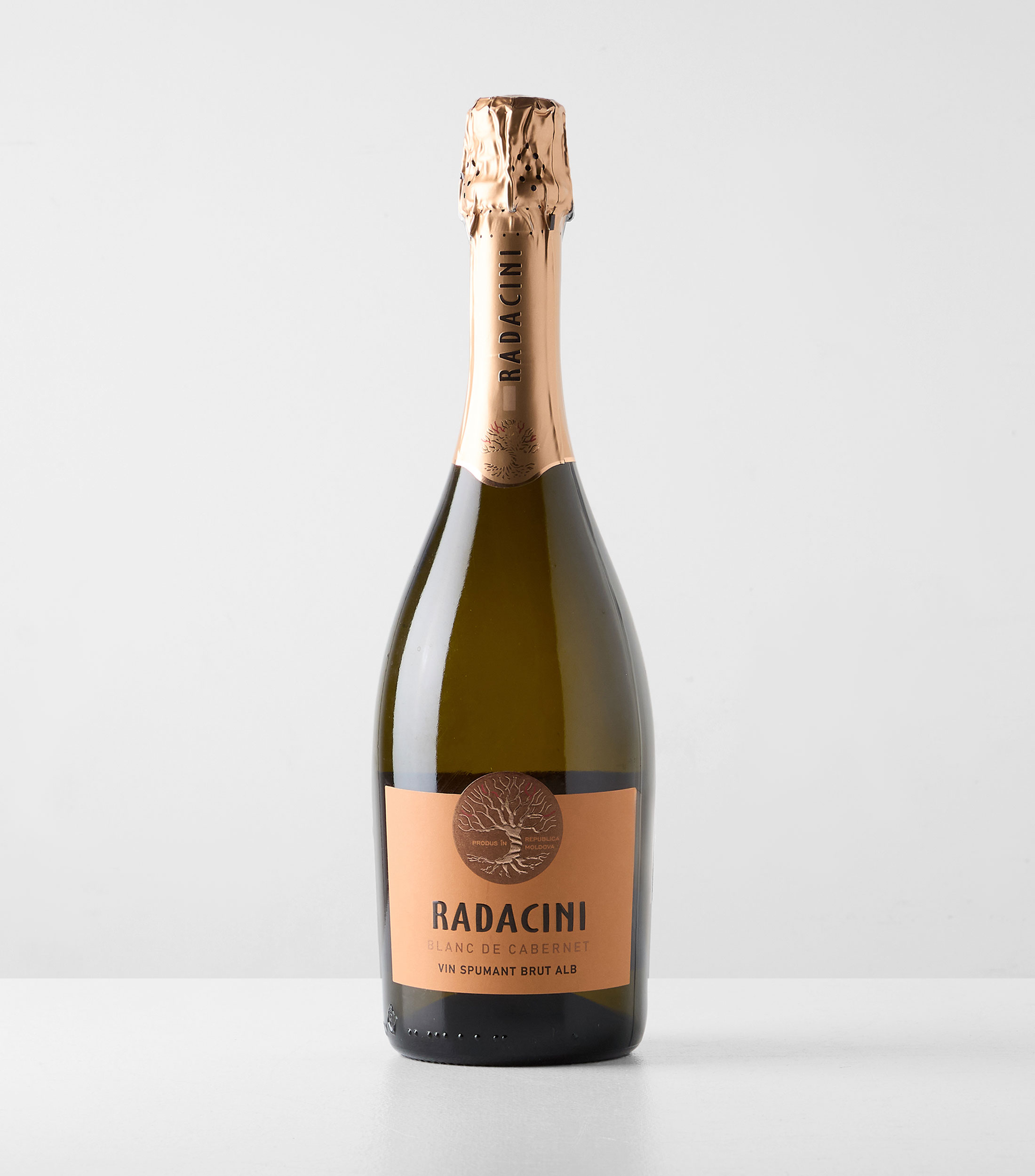 Vino espumoso Cabernet Sauvignon Radacini Blanc de Cabernet, Moldavia, 750 ml