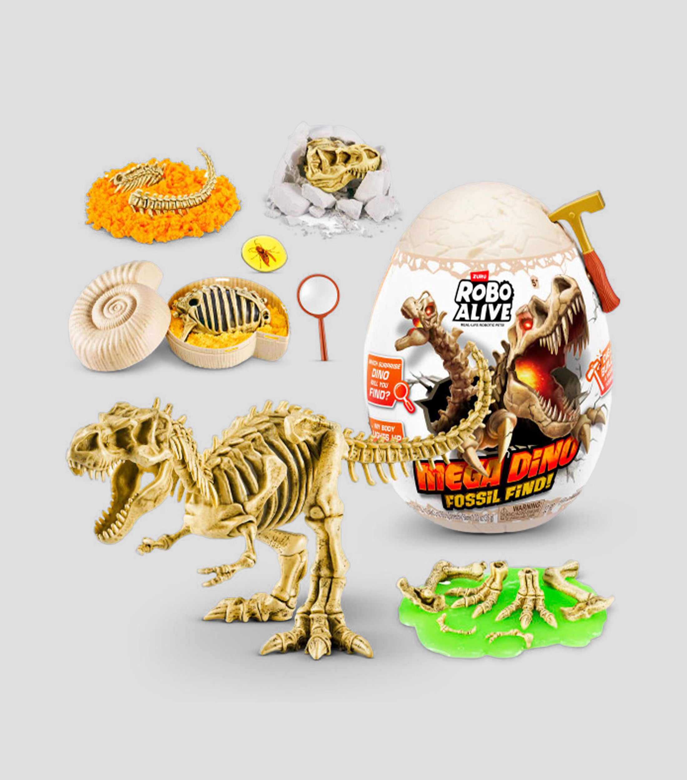 Juguete sorpresa Robo Mega Dino Fossil Find series 1