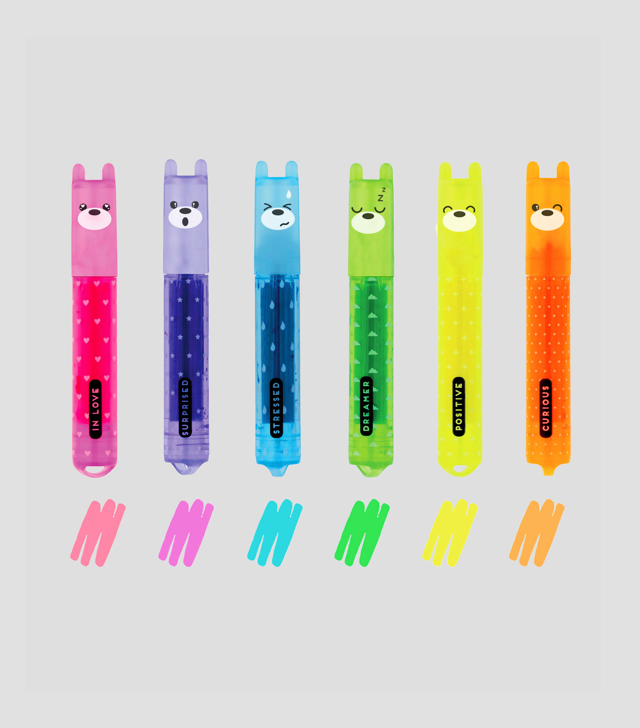 Marcadores Con Aroma Teddys Mood Mini