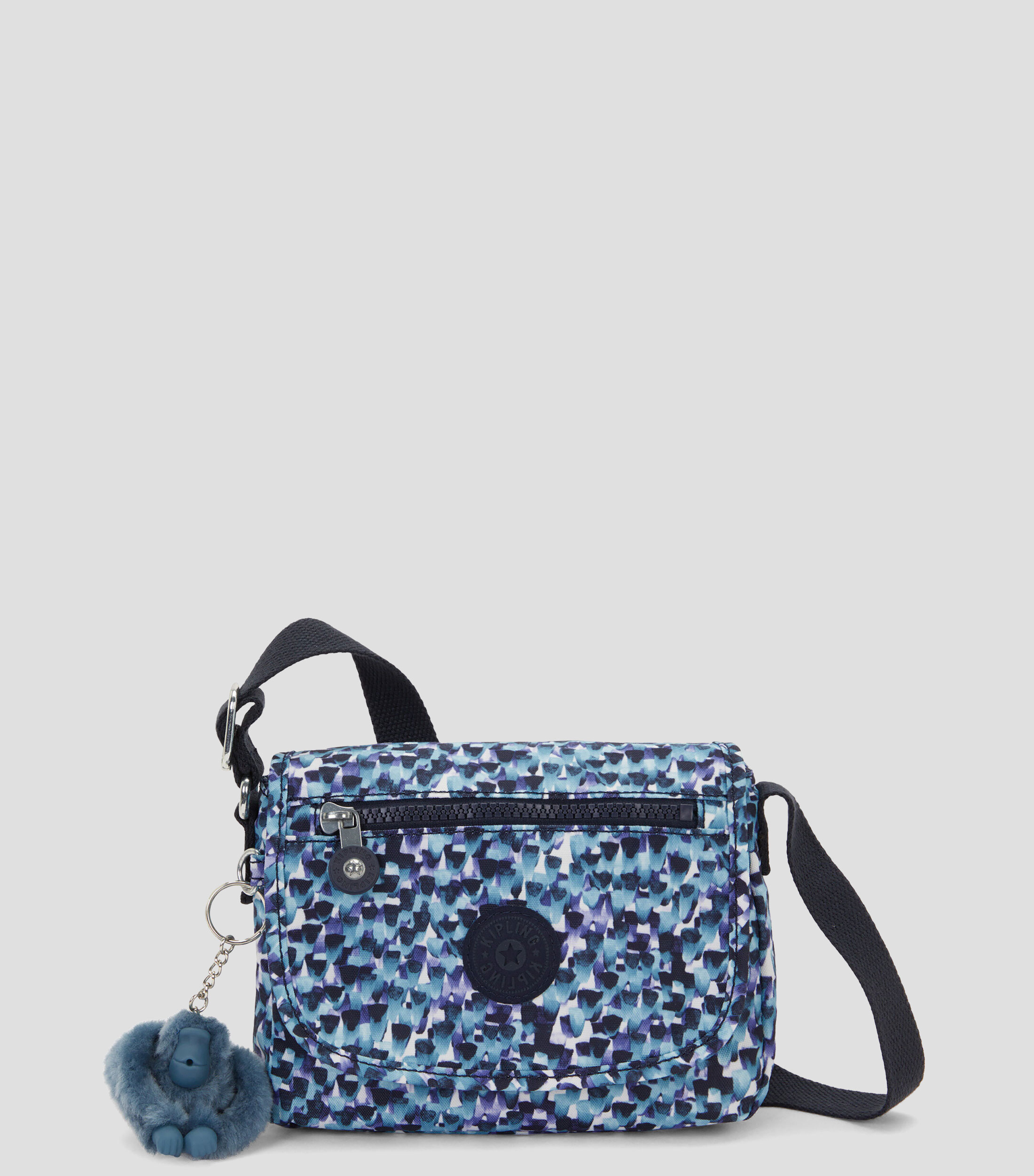 Bolsa crossbody azul Sabian estampada Mujer
