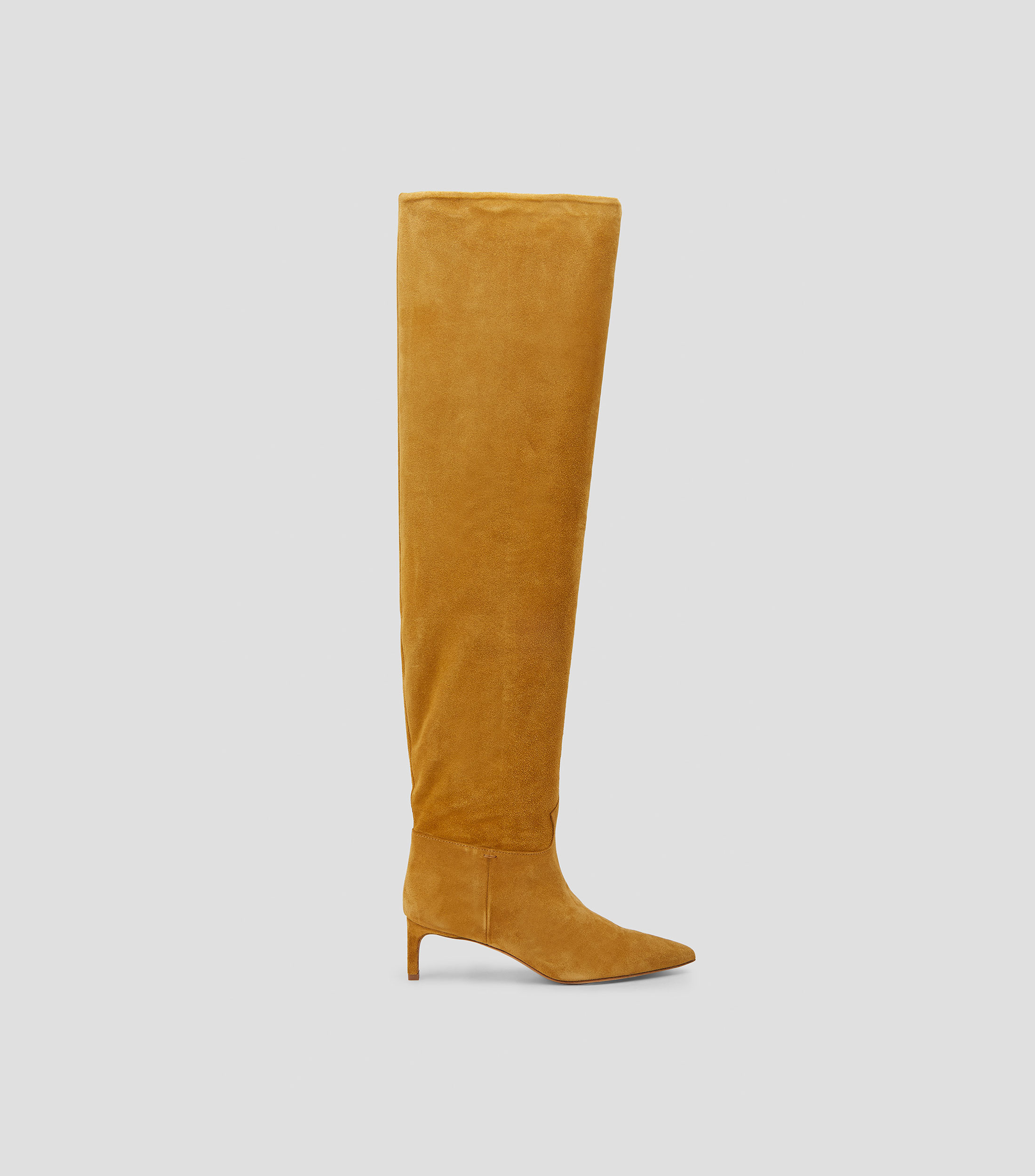 Botas largas con tacón delgado de 6 cm Mujer