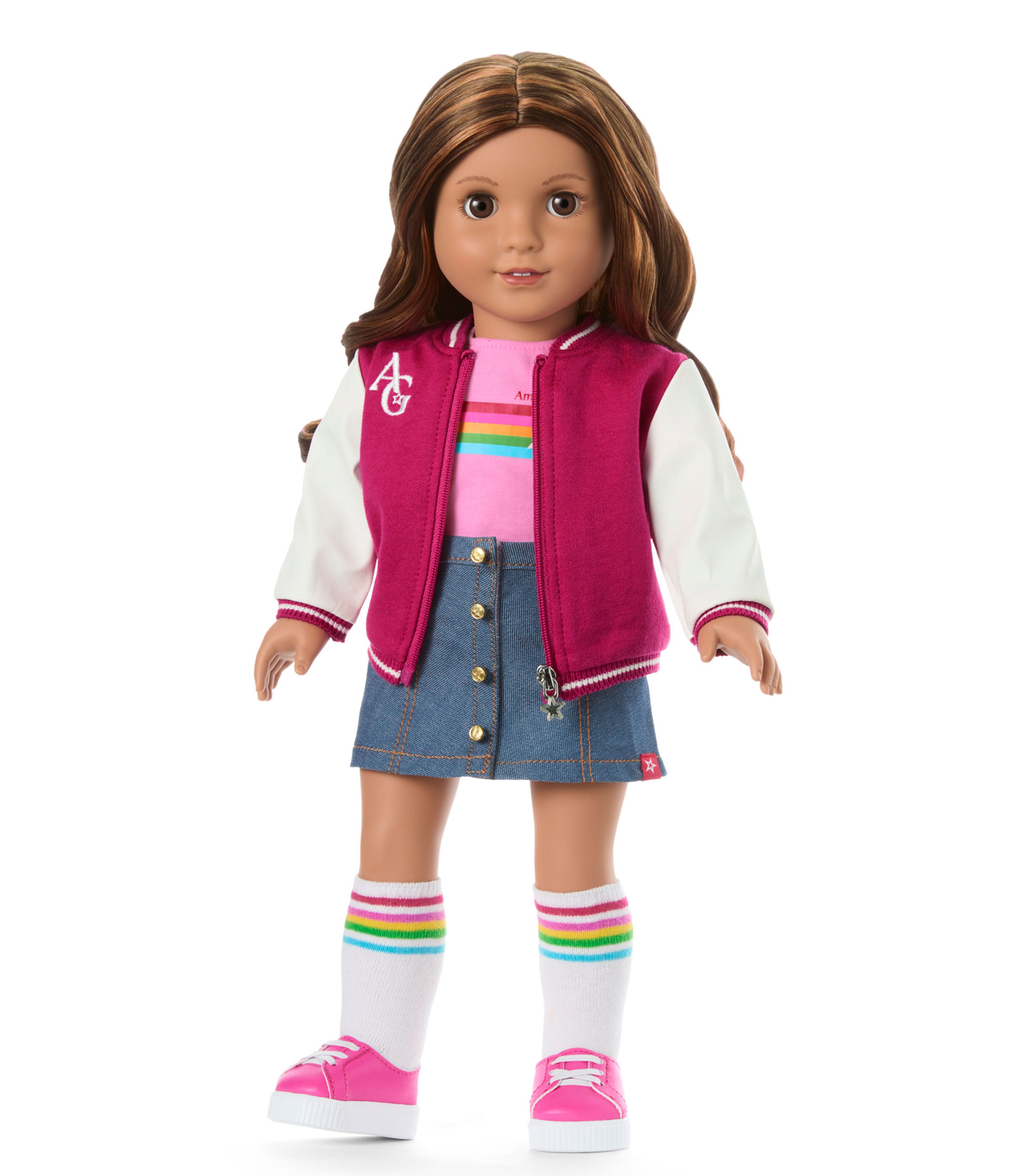 Muñeca Truly Me, cabello castaño con caireles