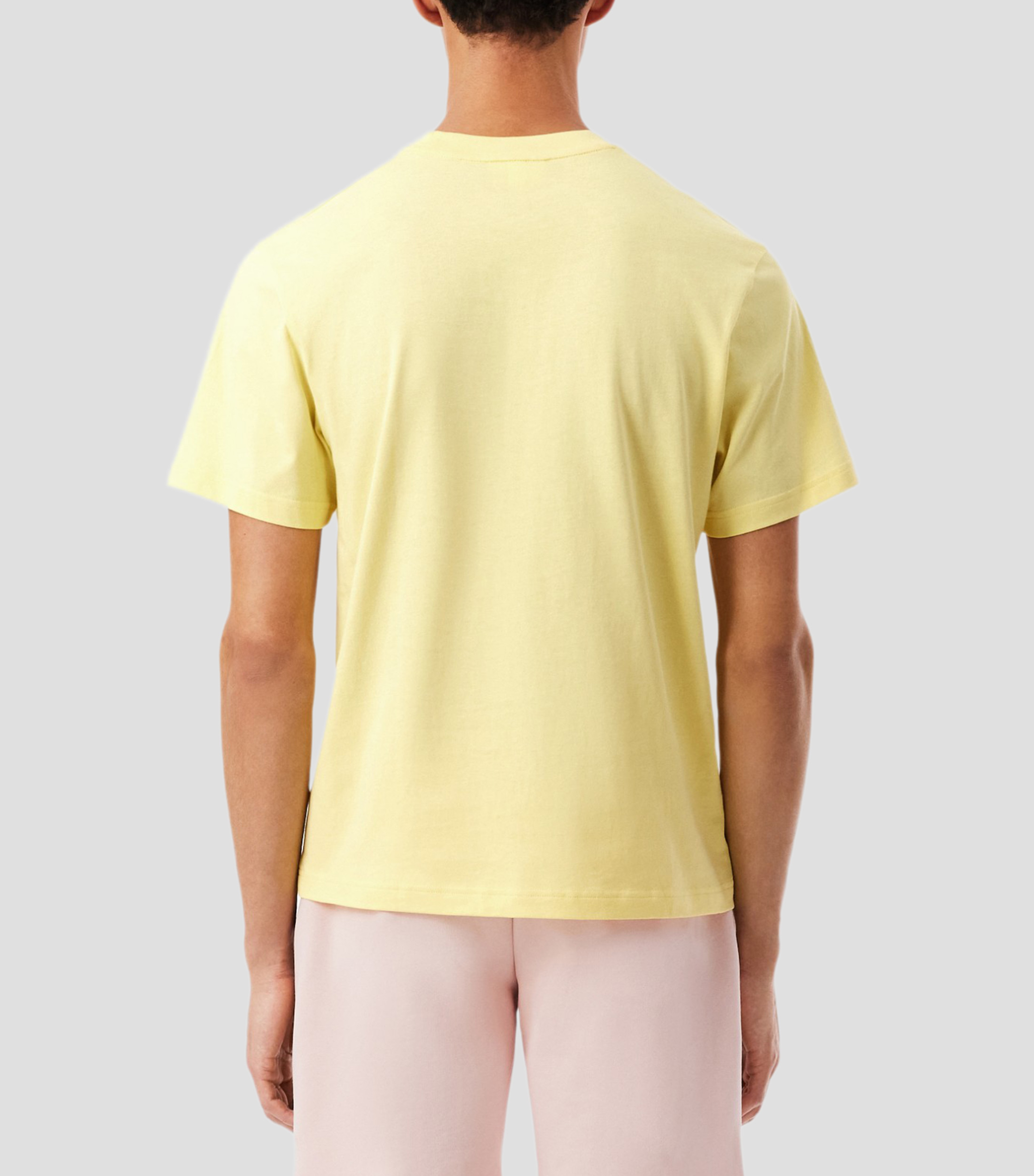 Playera cuello redondo manga corta lisa Hombre
