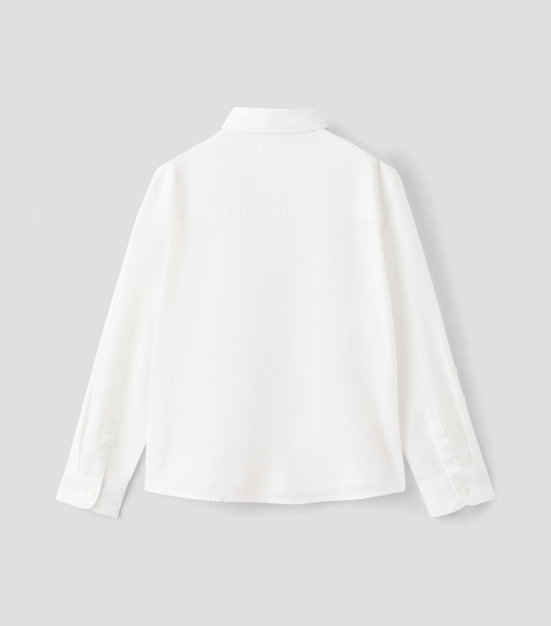 Camisa lisa manga larga Niño