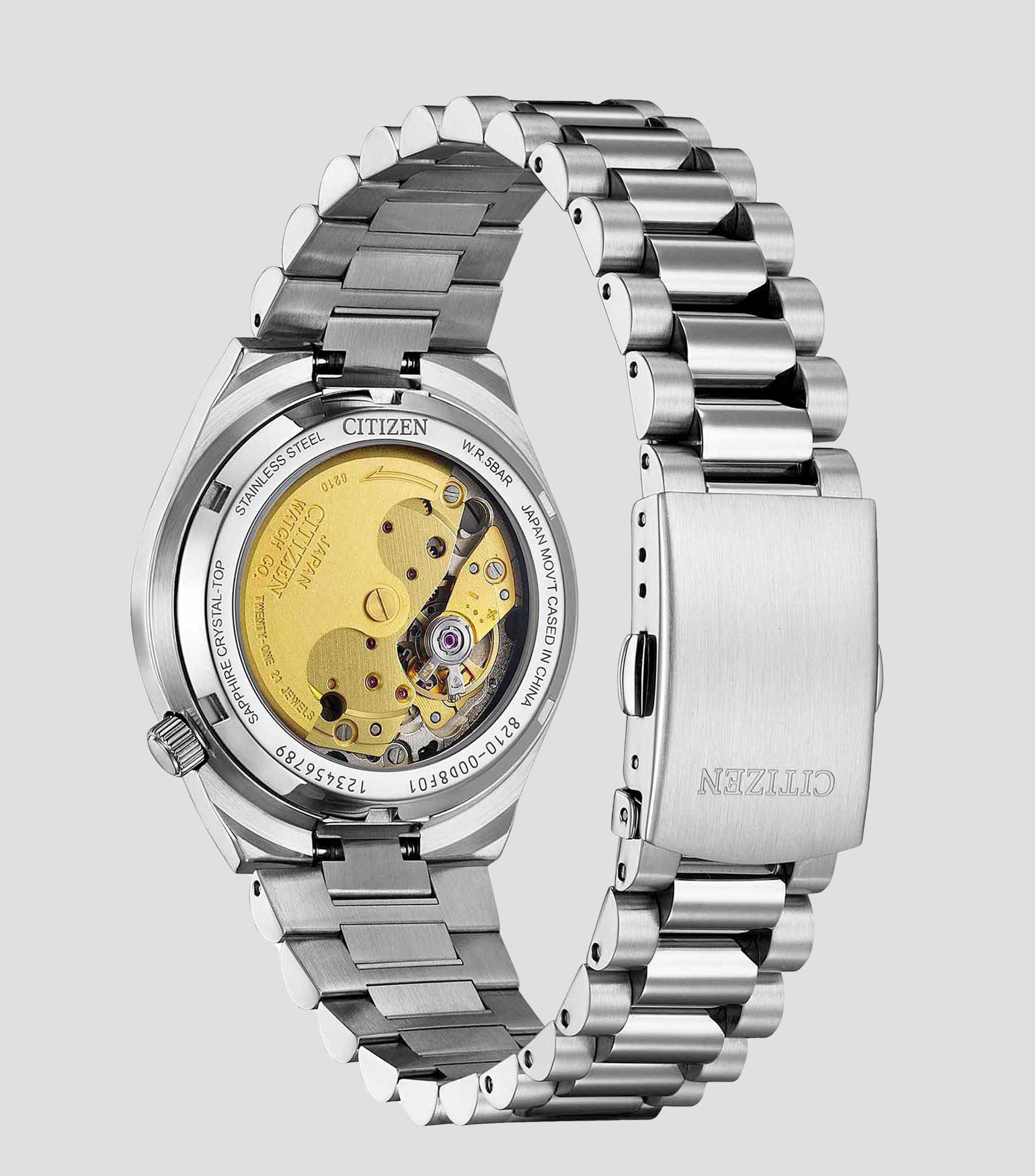 Reloj Unisex TSUYOSA Casual Morado, Plateado