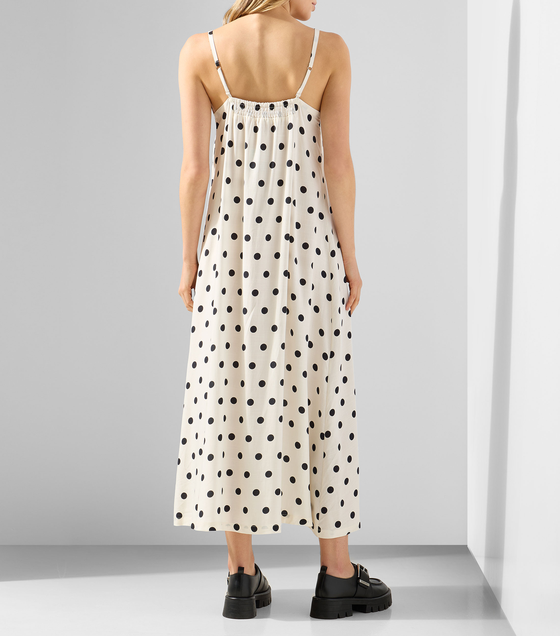 Vestido de playa midi polkadots Mujer