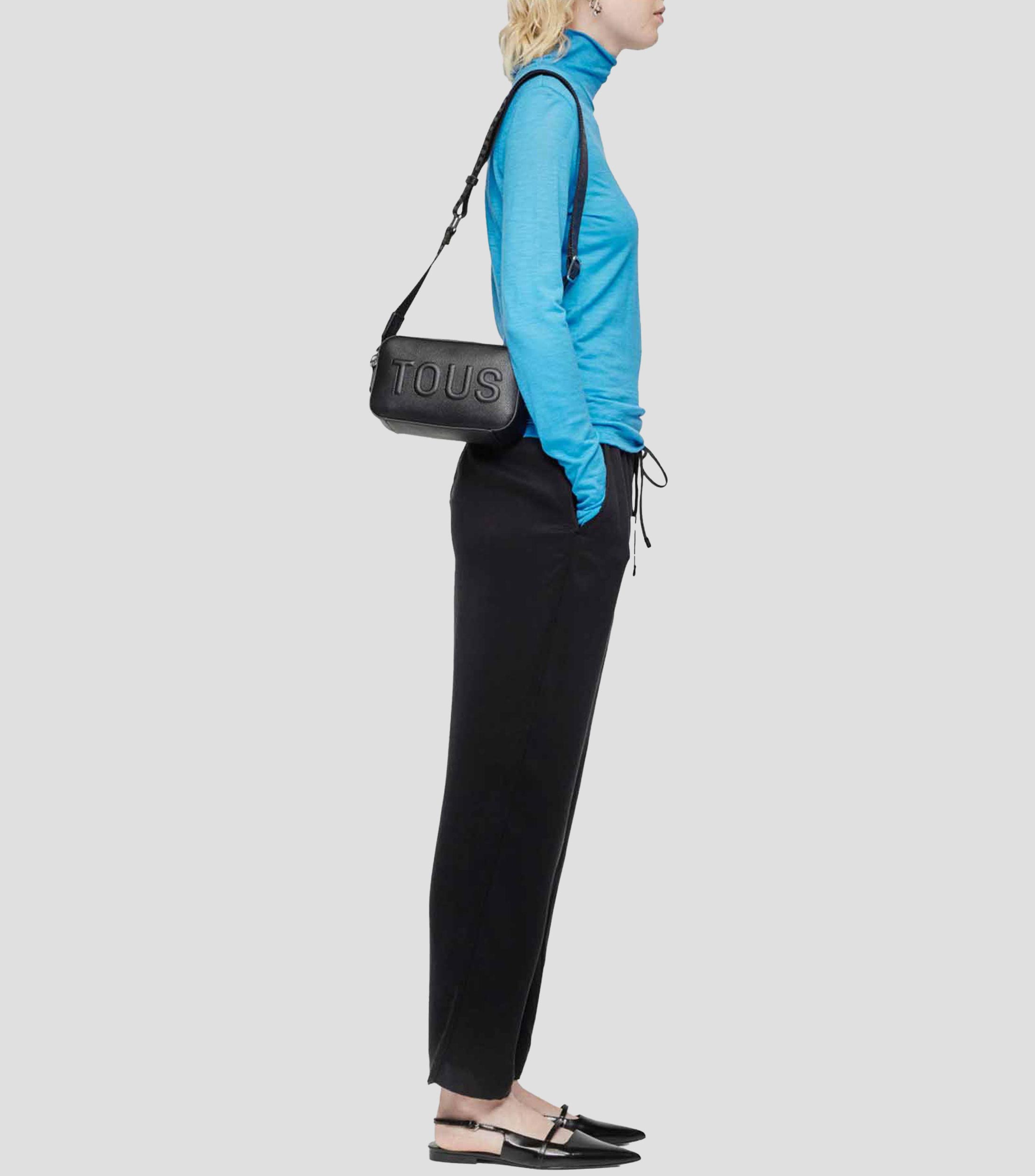 Bolsa crossbody negra La Rue New con logo Mujer