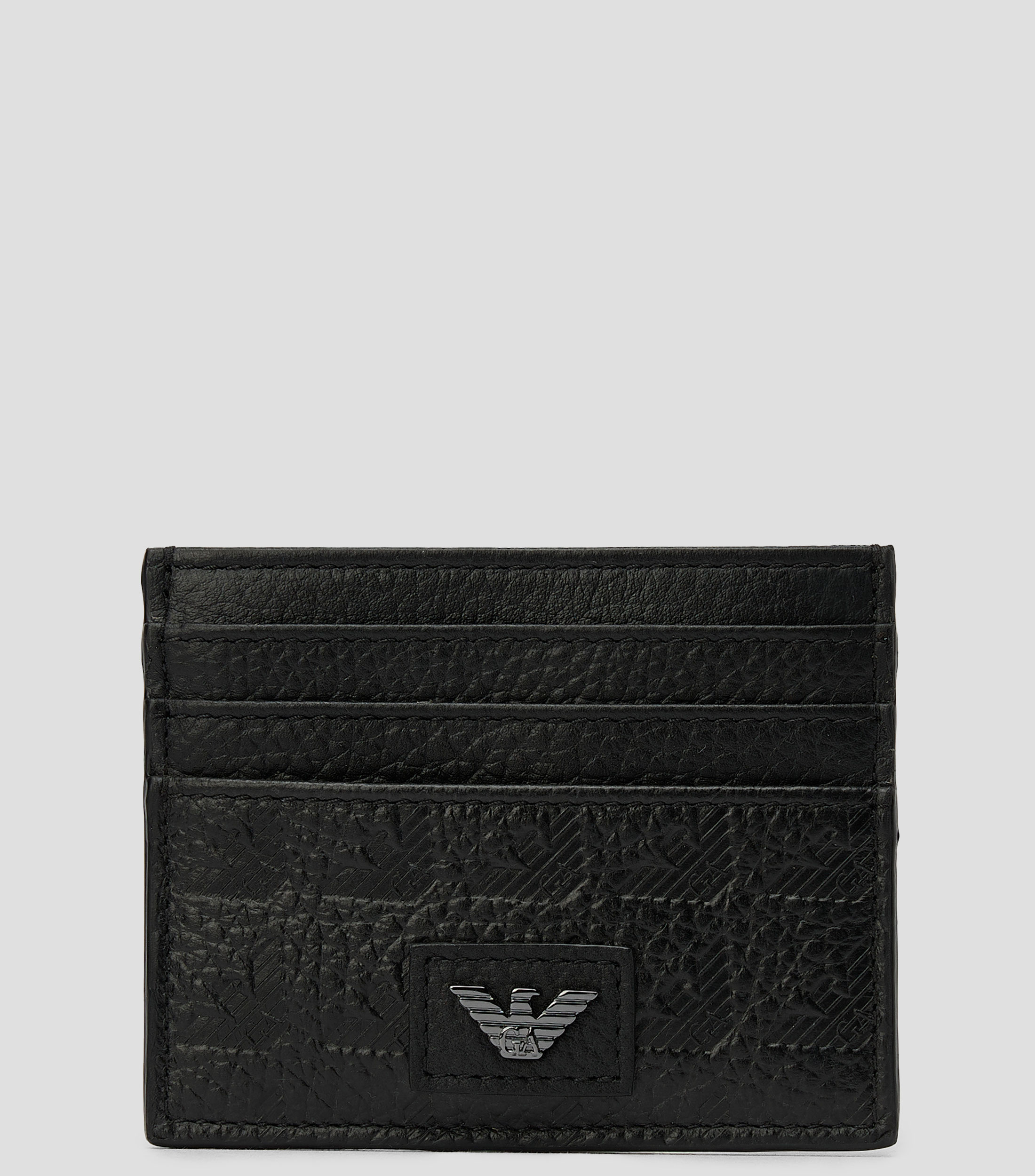 Tarjetero en piel monogram Hombre