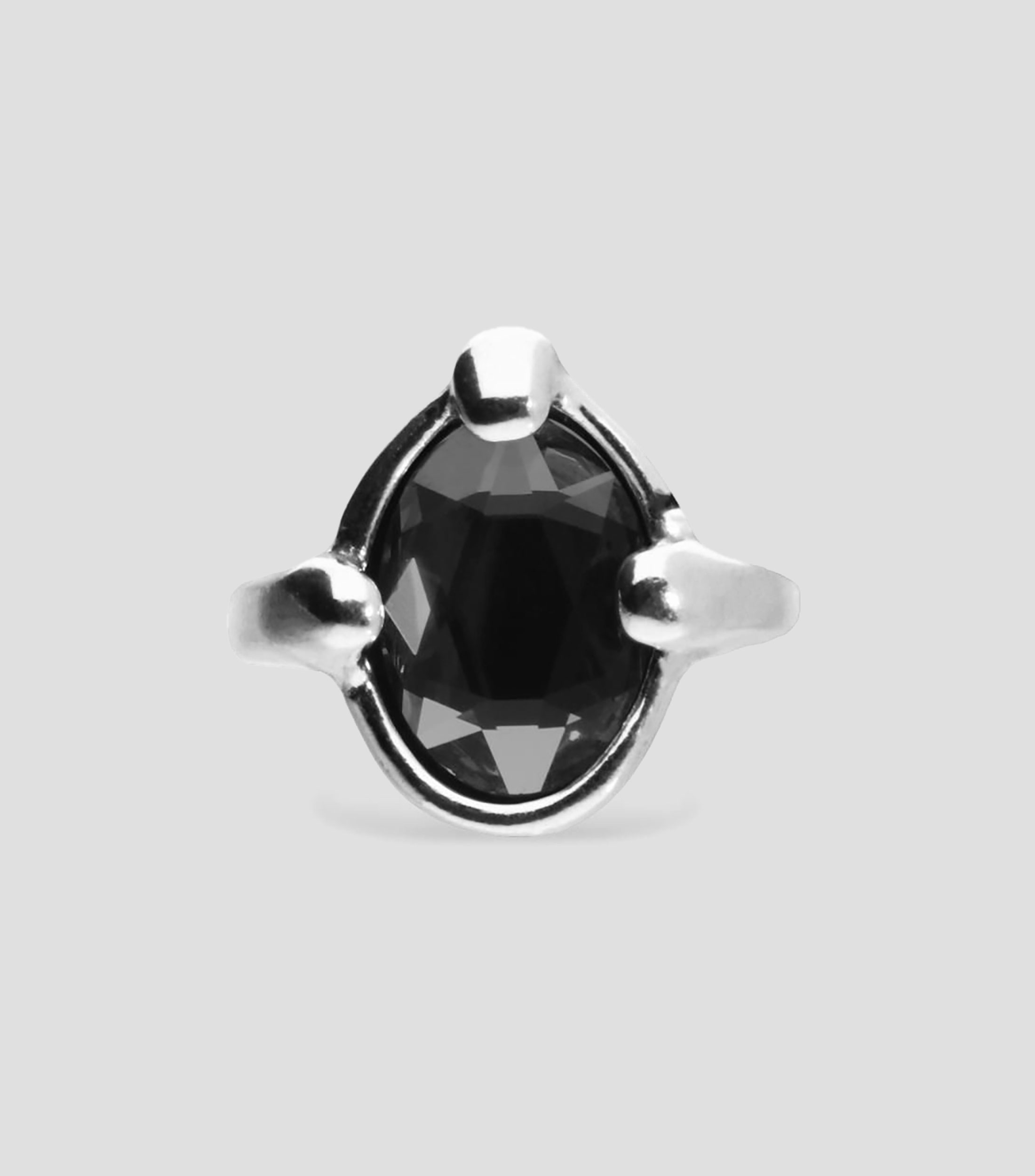 Anillo con incrustación de cristal Mujer