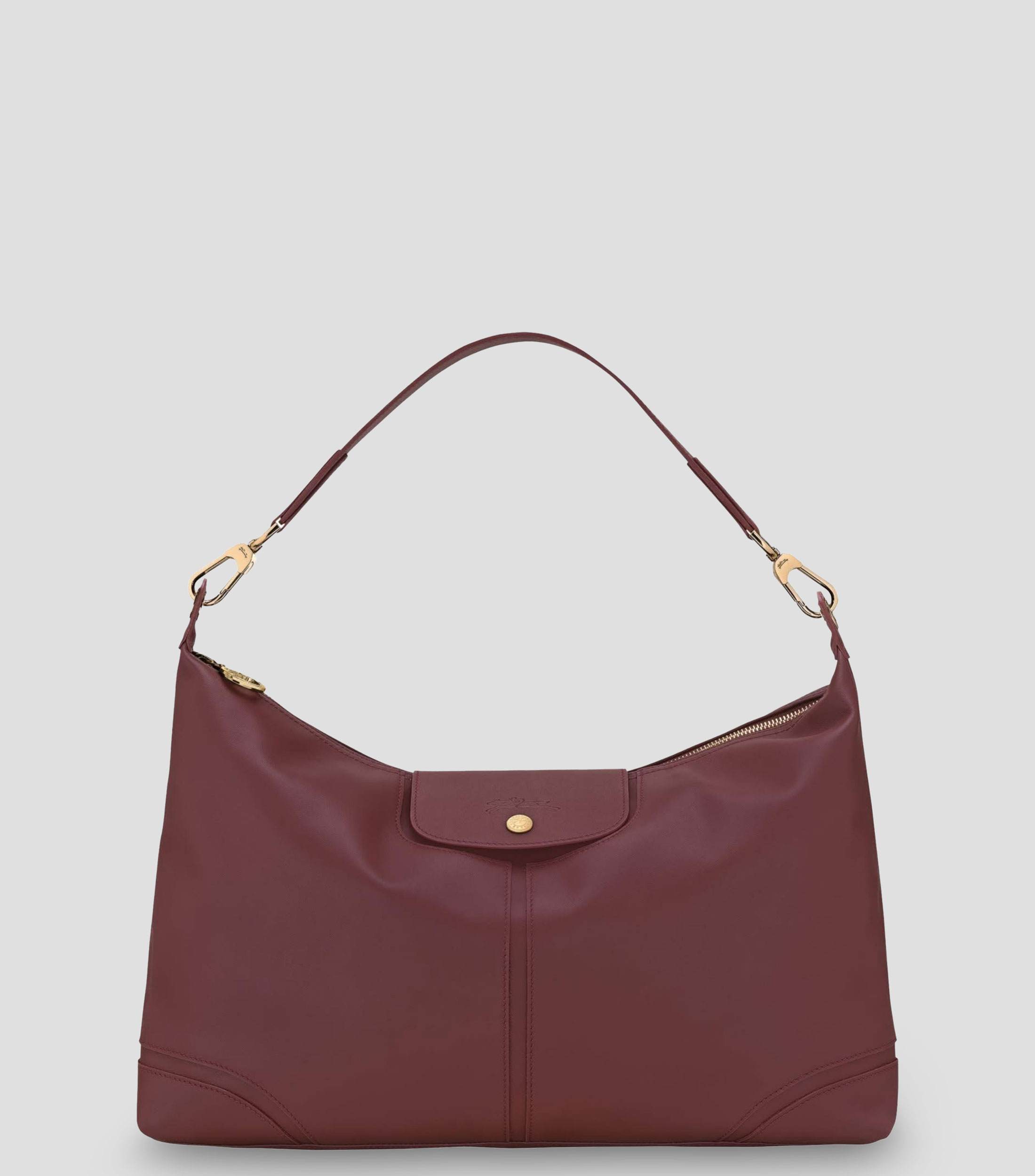 Bolsa shoulder Le Pliage Xtra en piel café terracota lisa Mujer
