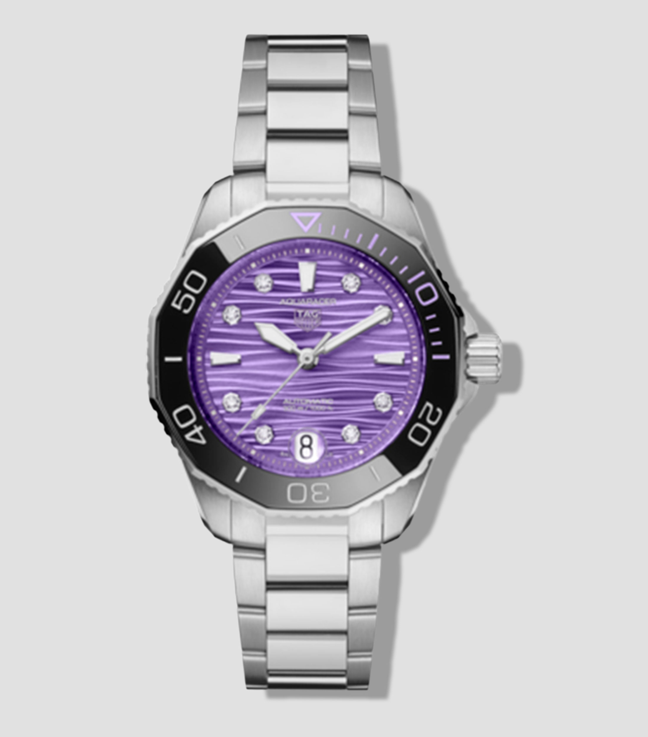 Reloj para Mujer Aquaracer Casual Morado, Plateado
