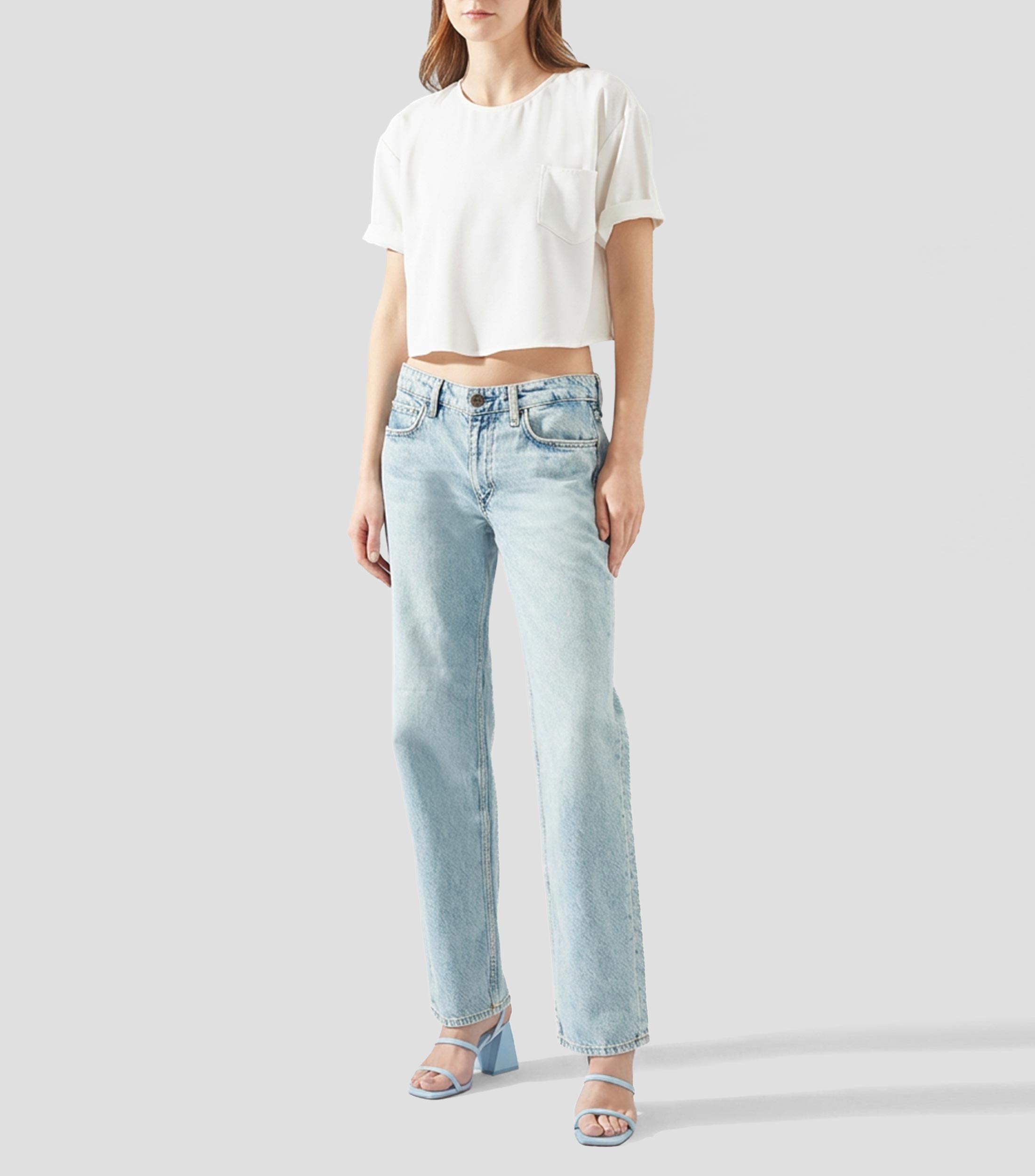 Jeans Straight Mujer