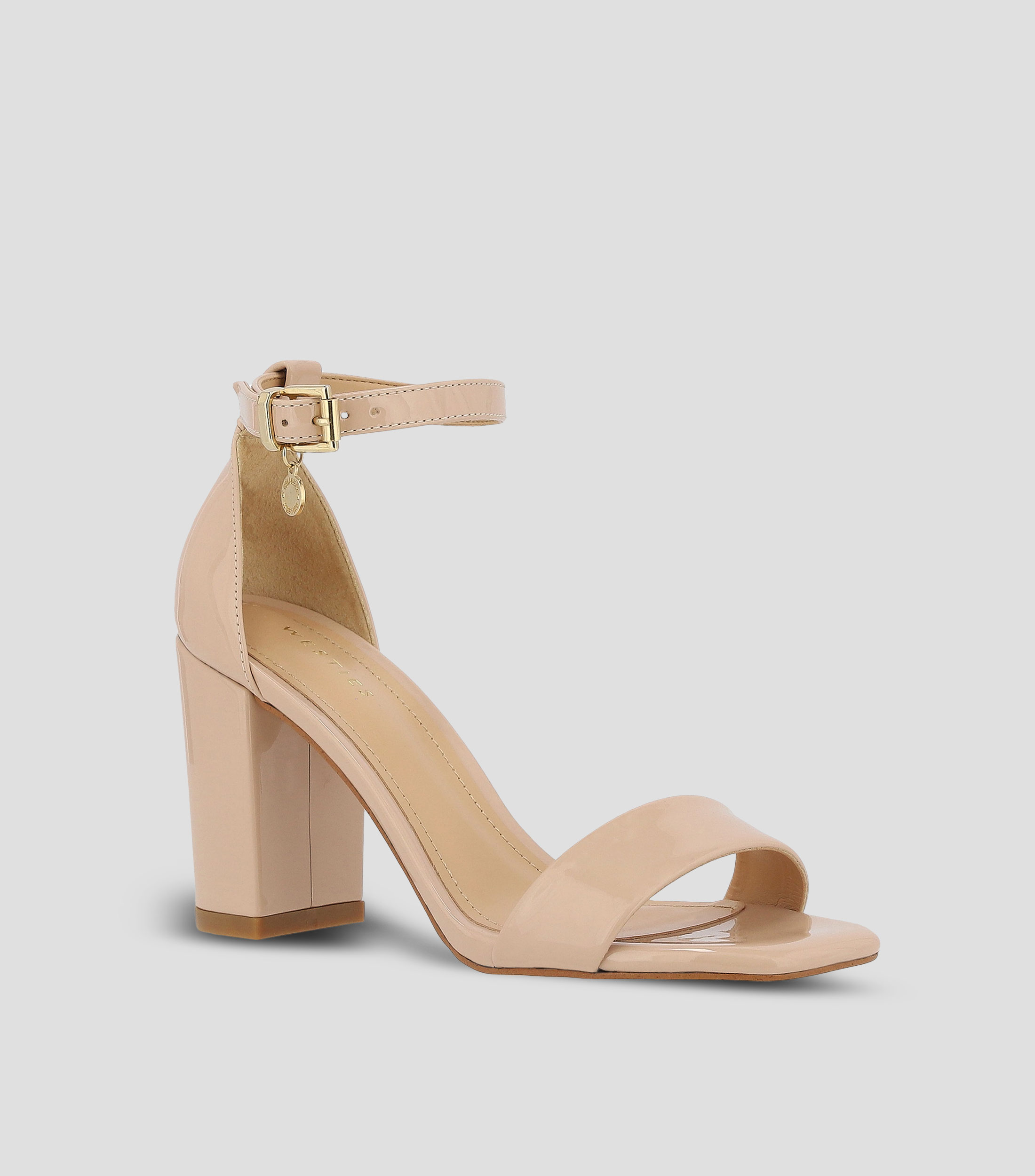 Sandalias con tacón alto cuadrado Atmos Mujer