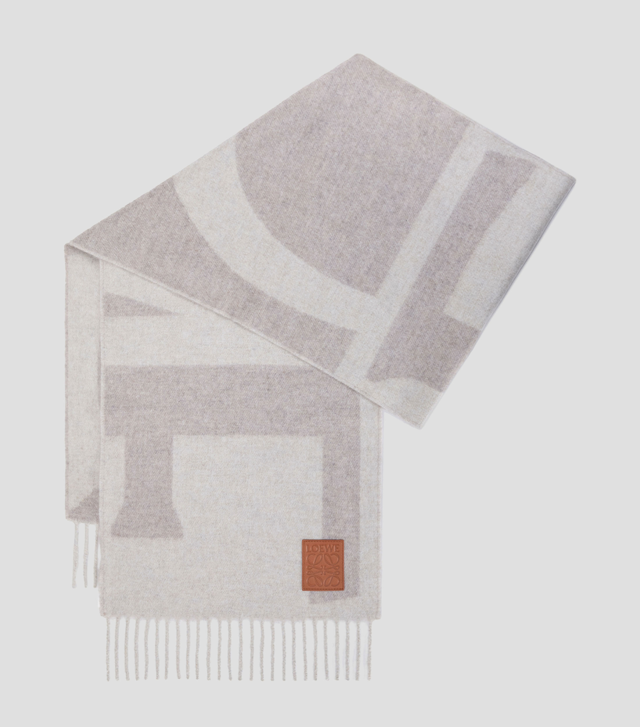 Bufanda con jacquard Mujer