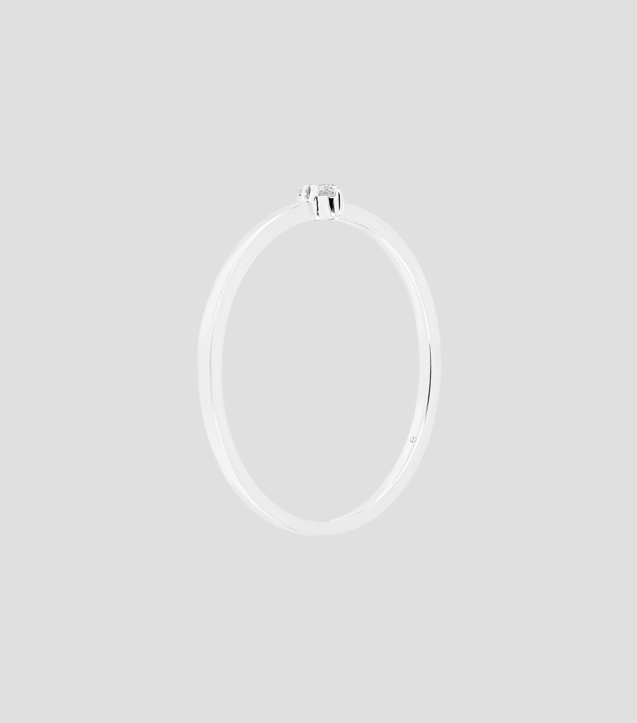 Anillo en oro blanco 18 Kts Mujer