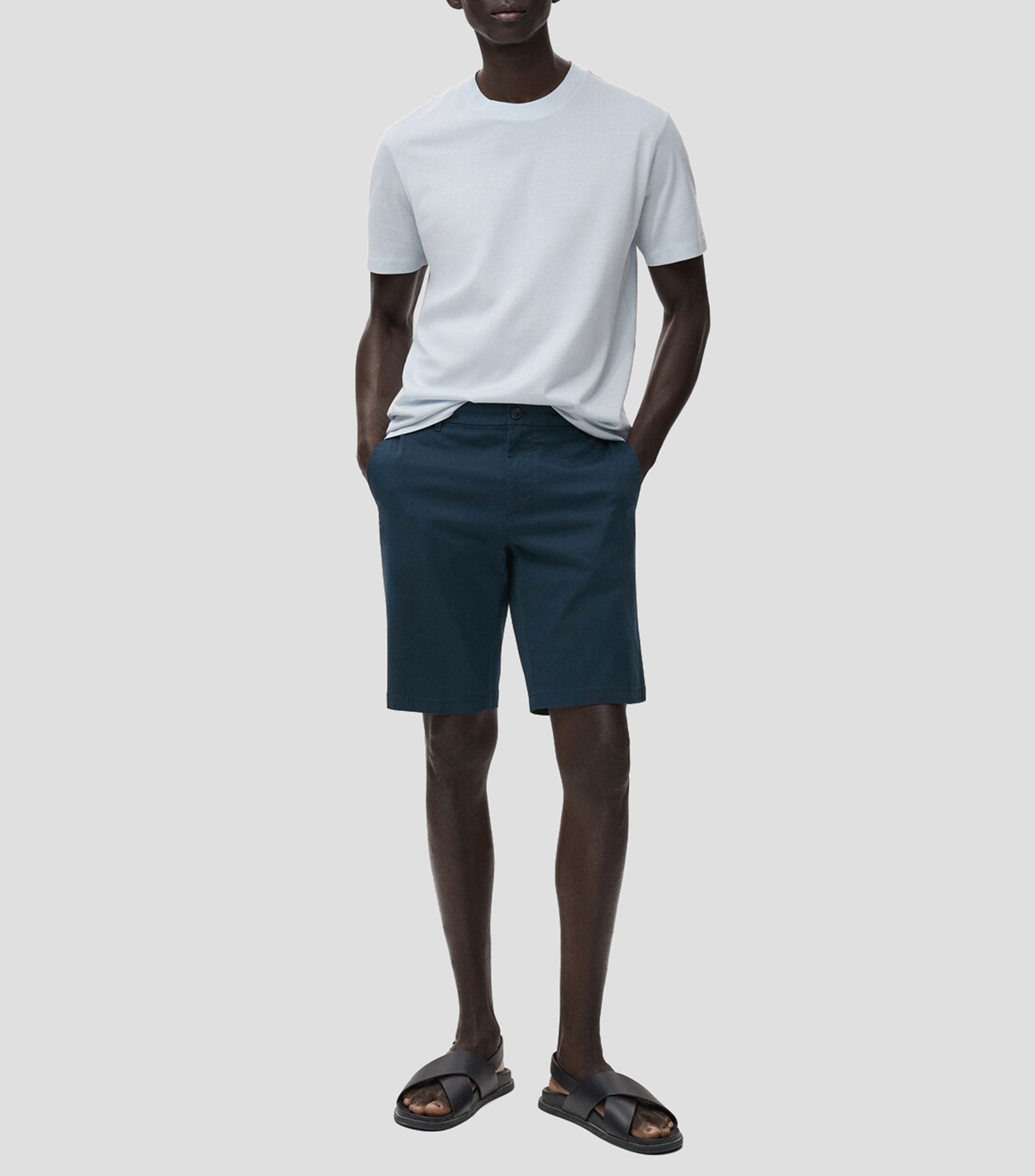 Playera cuello redondo manga corta Hombre