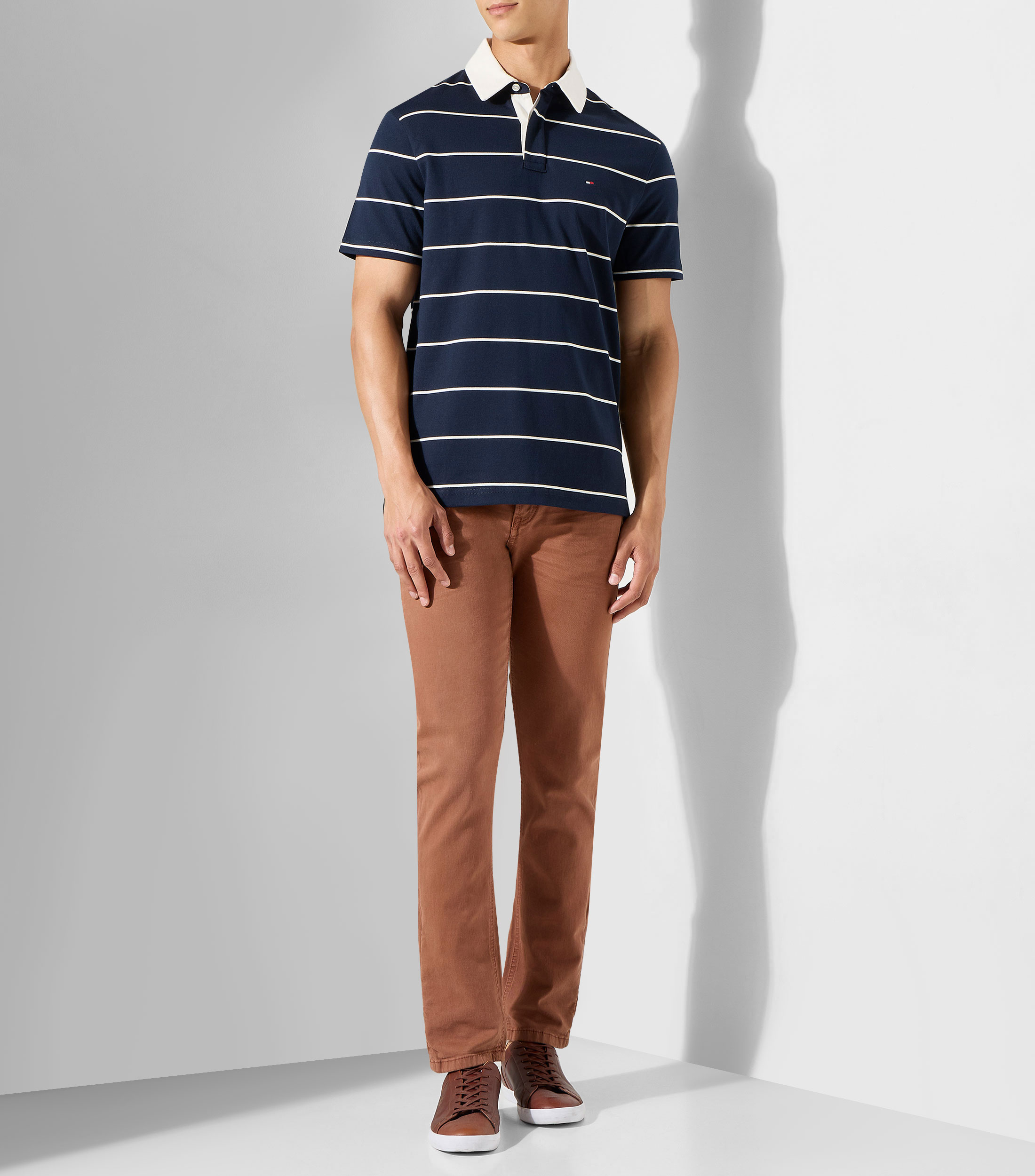 Playera Tipo Polo Manga Corta Hombre
