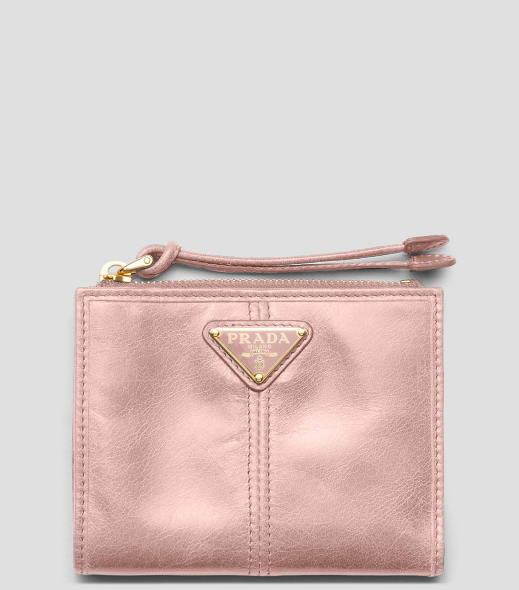 Cartera en piel con detalle texturizado Mujer
