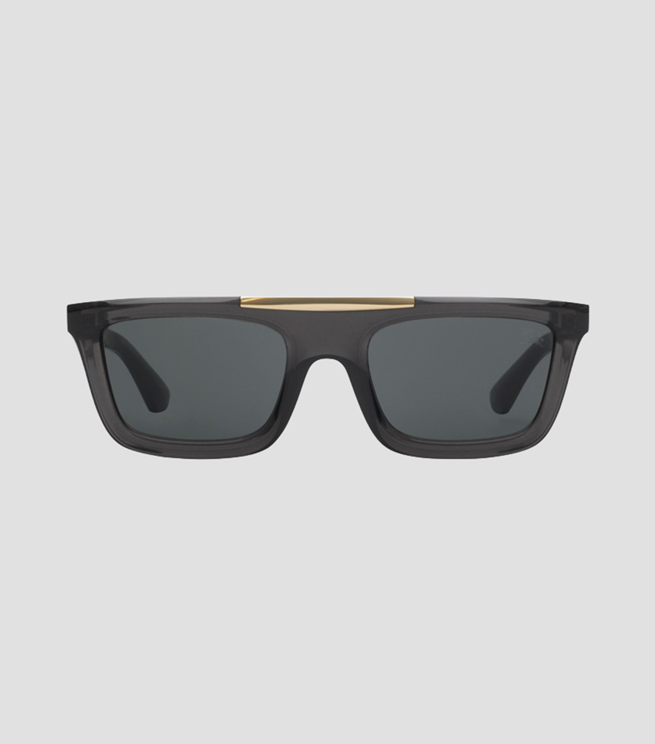 Lentes de sol rectangulares negros Mujer