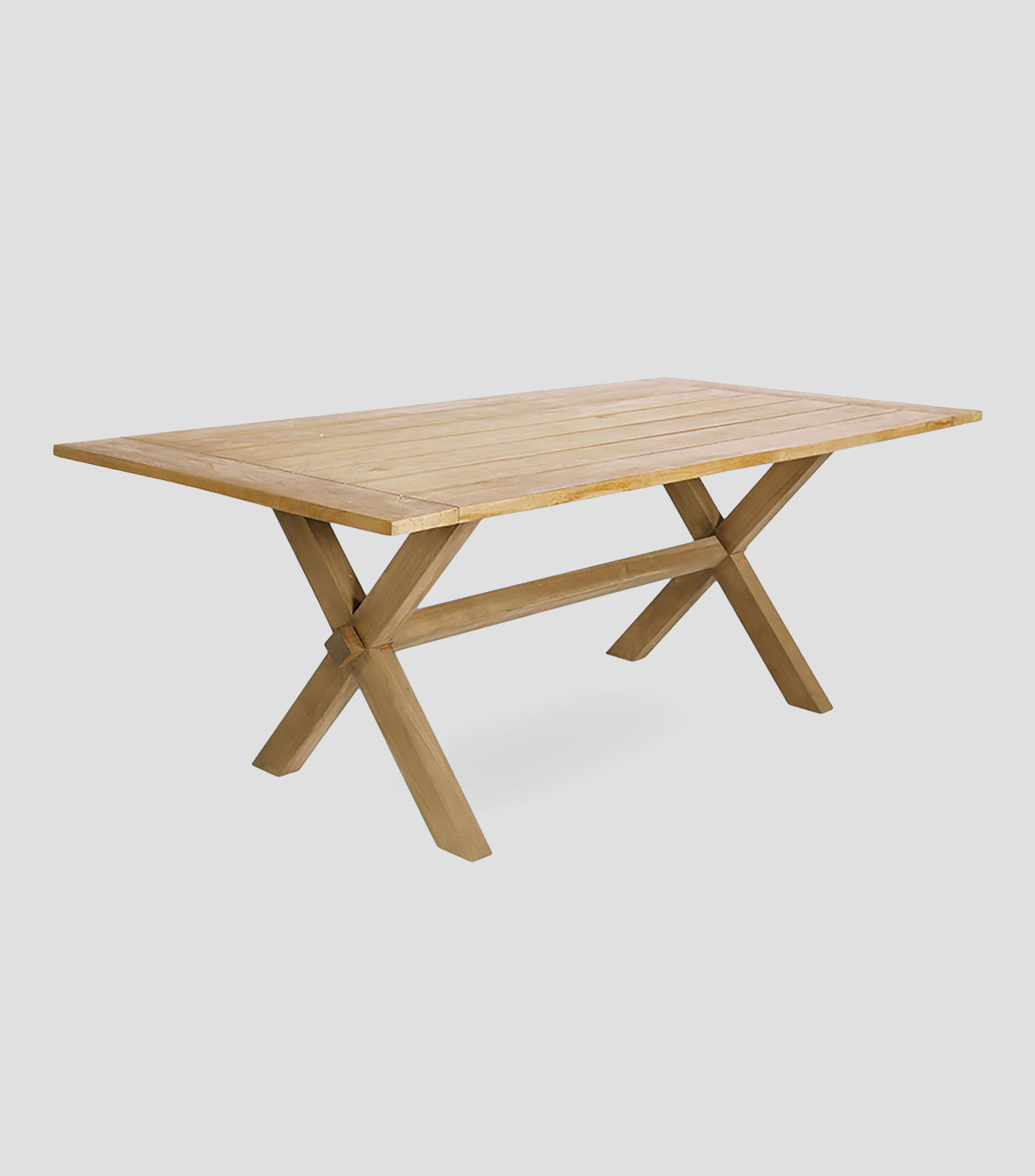 Mesa de comedor Colonial de madera teca