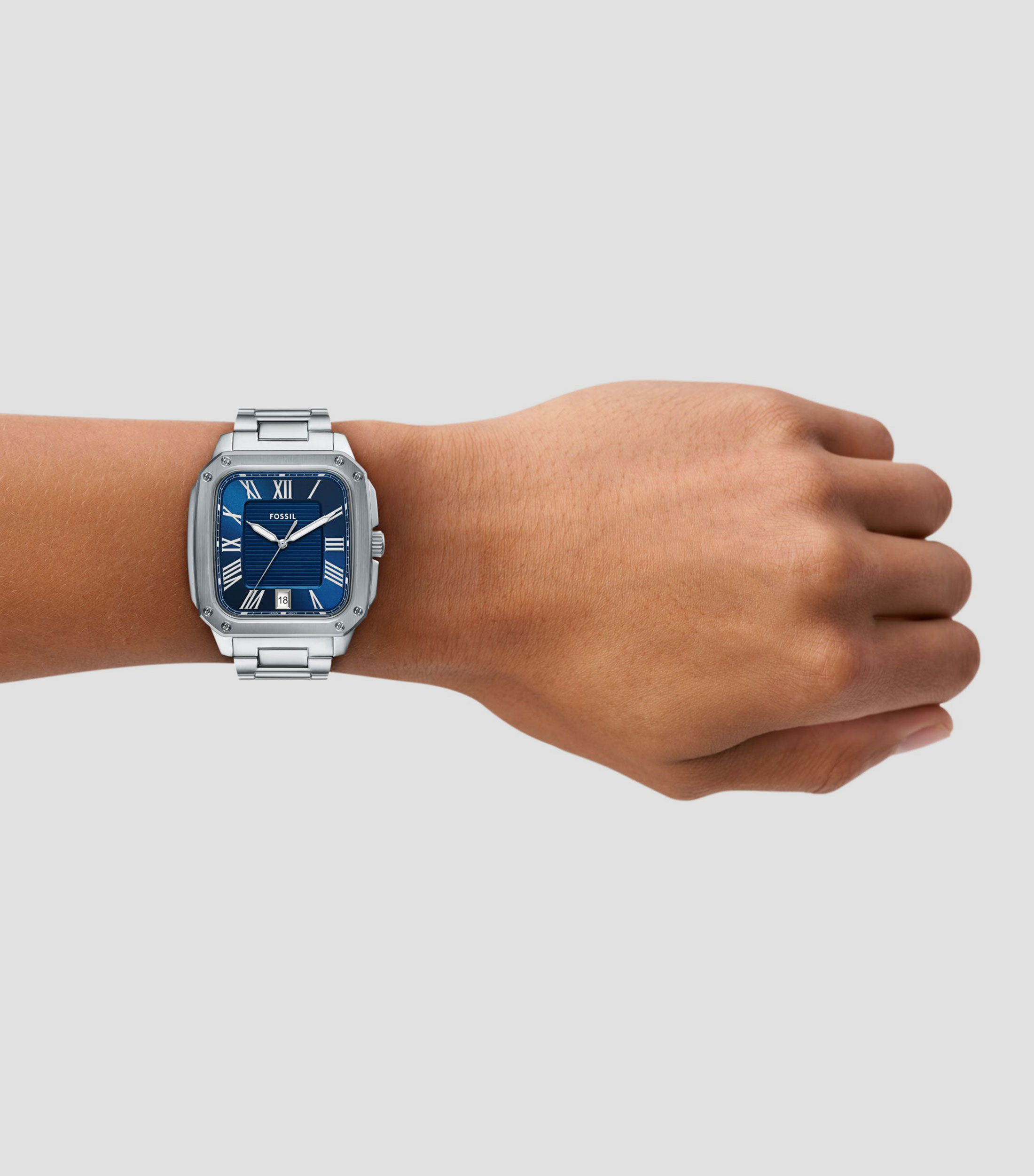 Reloj para Hombre, Crosby, Casual, Plateado