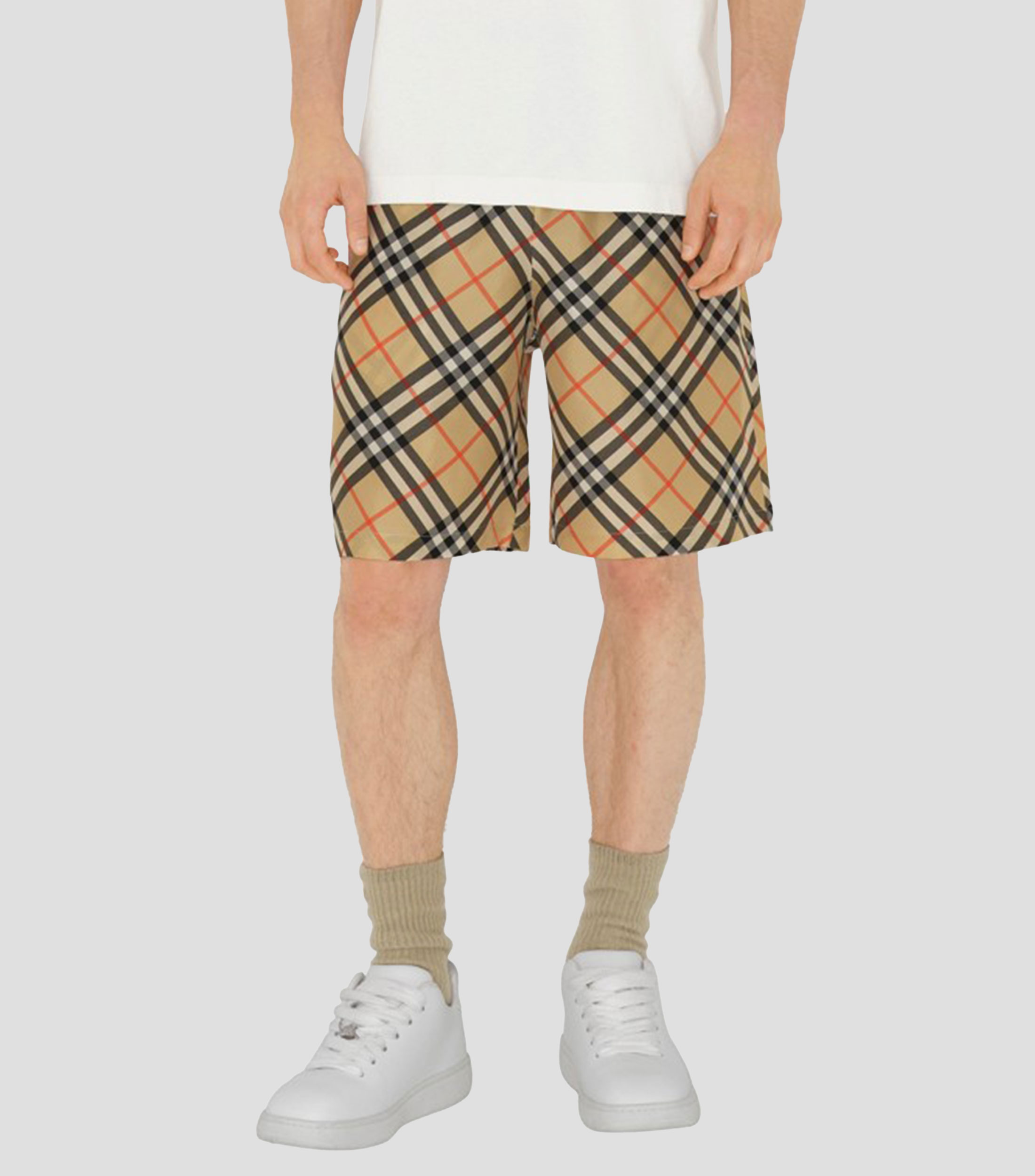 Short a cuadros Hombre