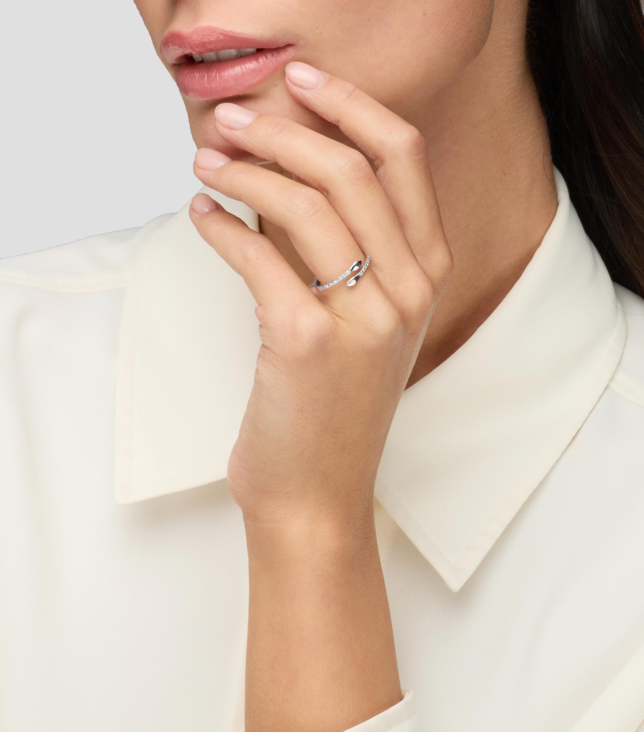 Anillo en oro de 14 kilates Mujer