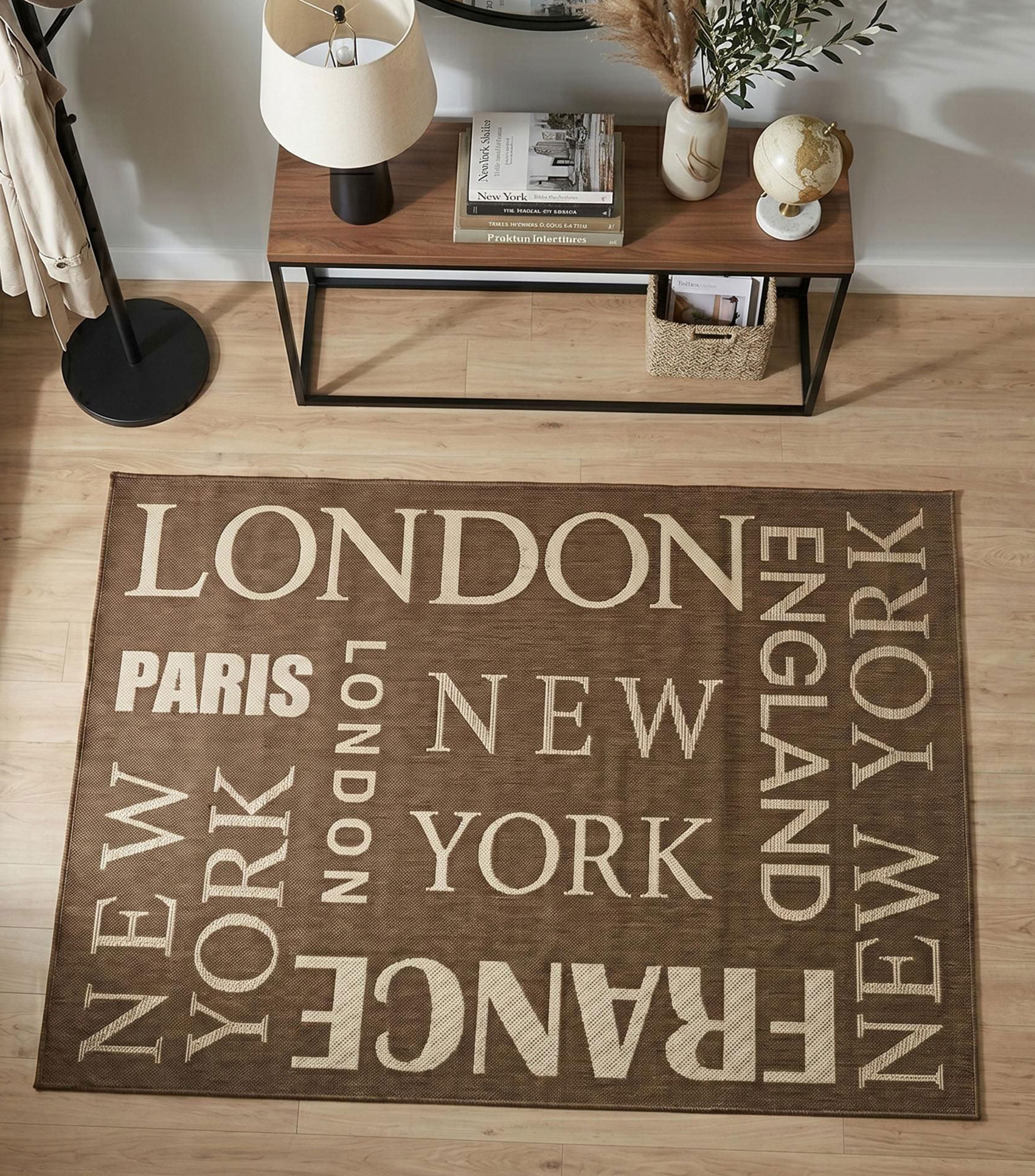 Tapete decorativo Melbourne en polipropileno 180 x 120 cm