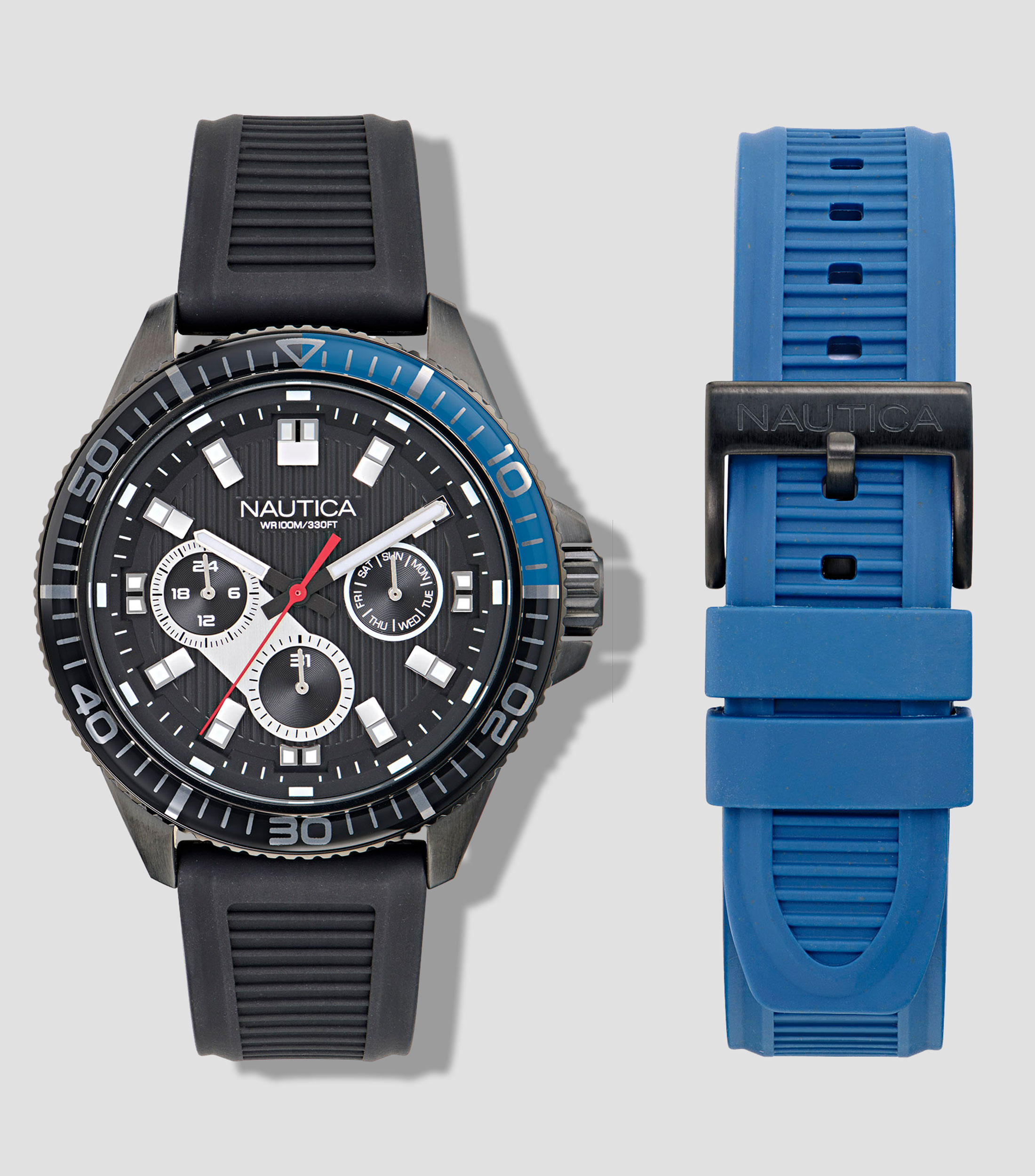 Reloj para Hombre Windrose Deportivo, Negro