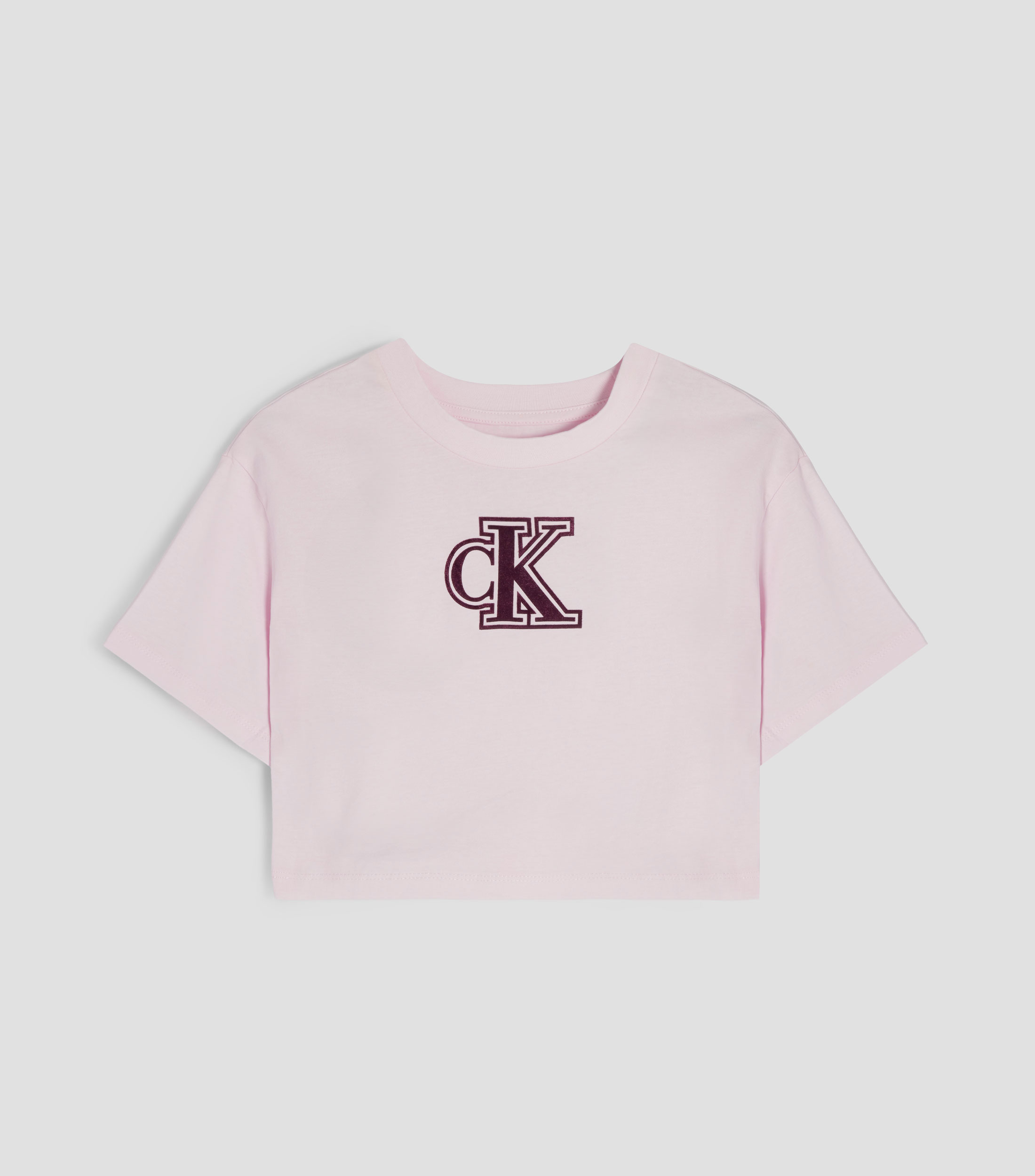 Playera cuello redondo manga corta estampada Niña