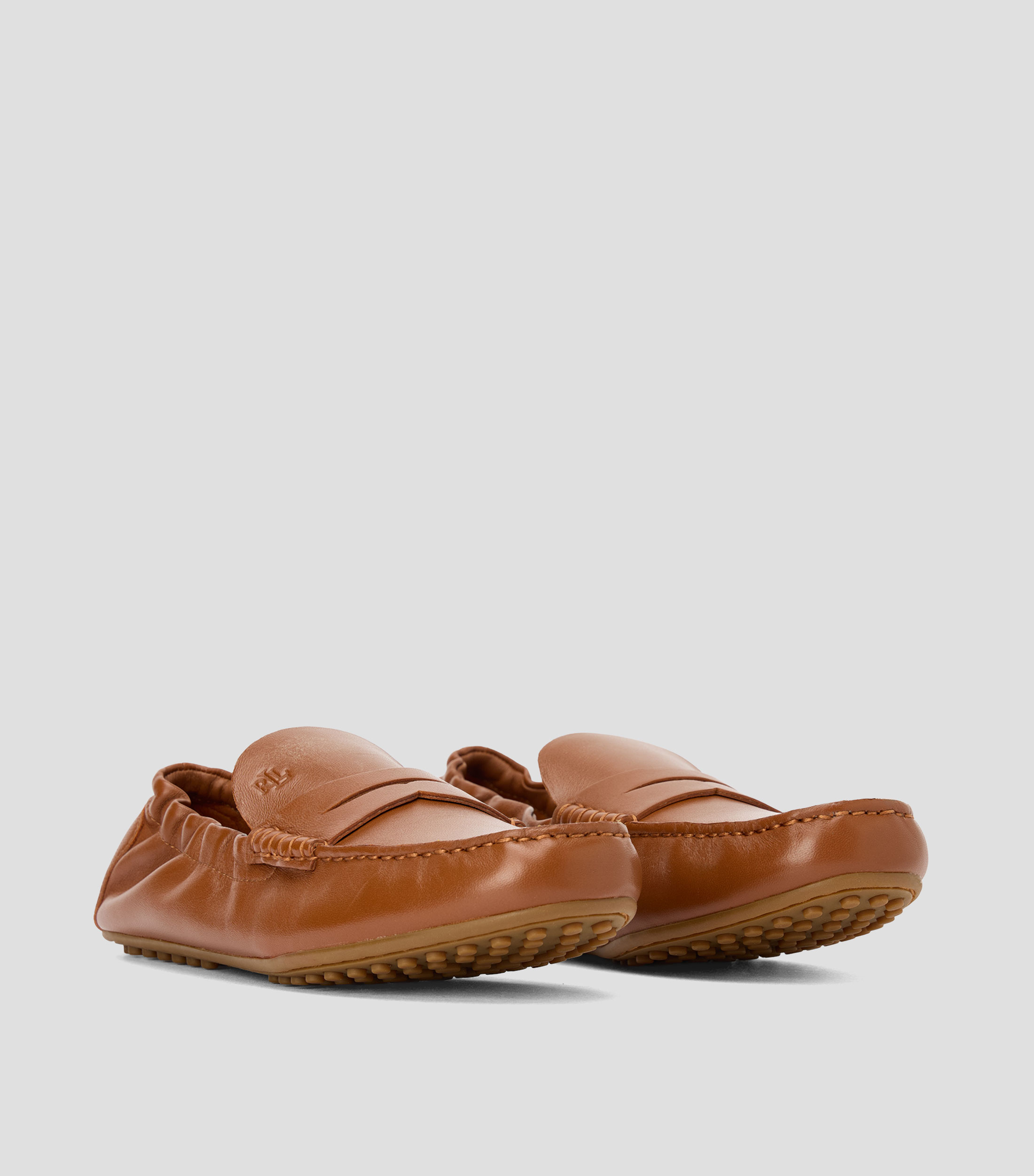 Mocasines Wynnie en piel vacuna con cinta Mujer