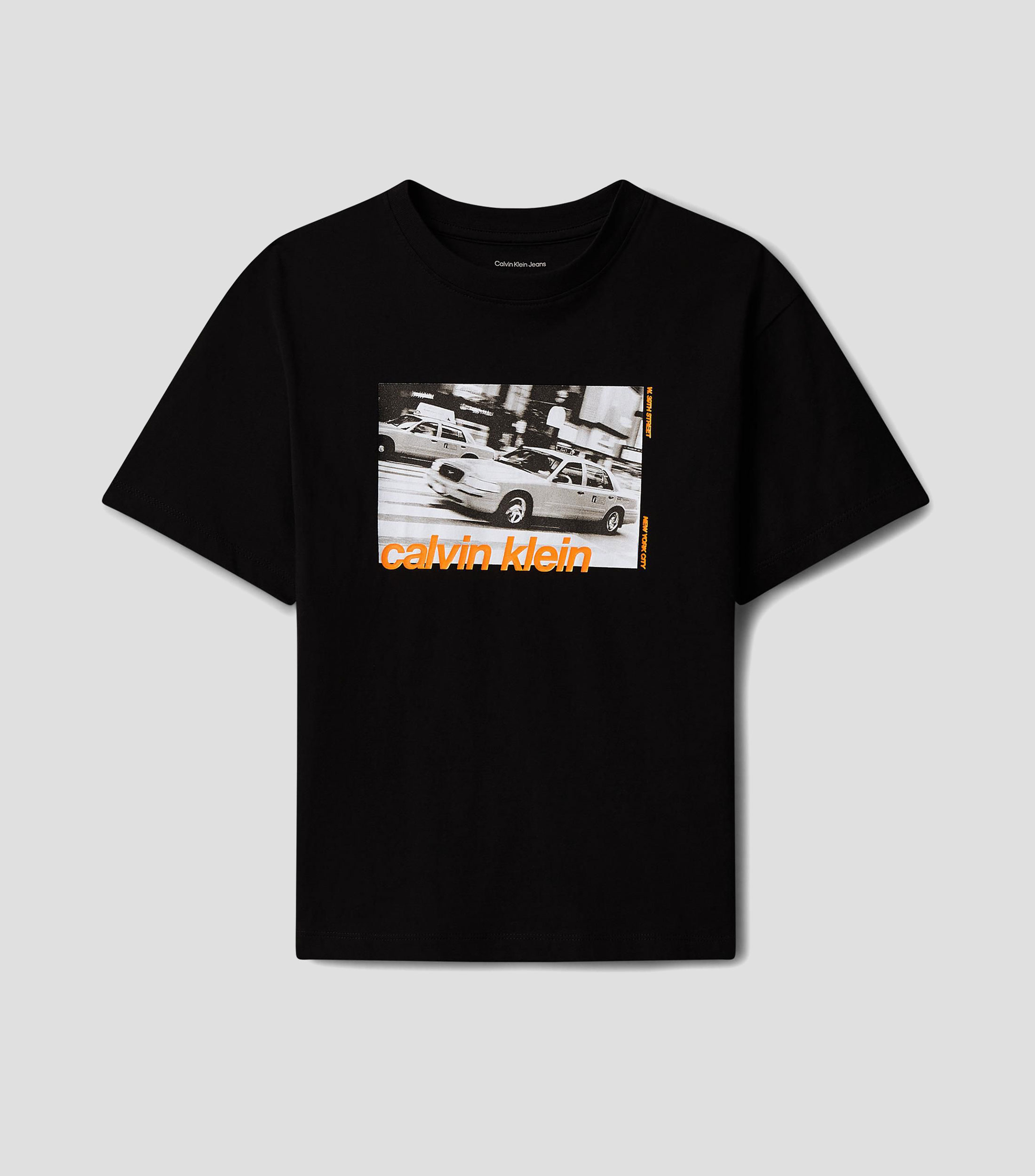 Playera cuello redondo manga corta estampada Niño