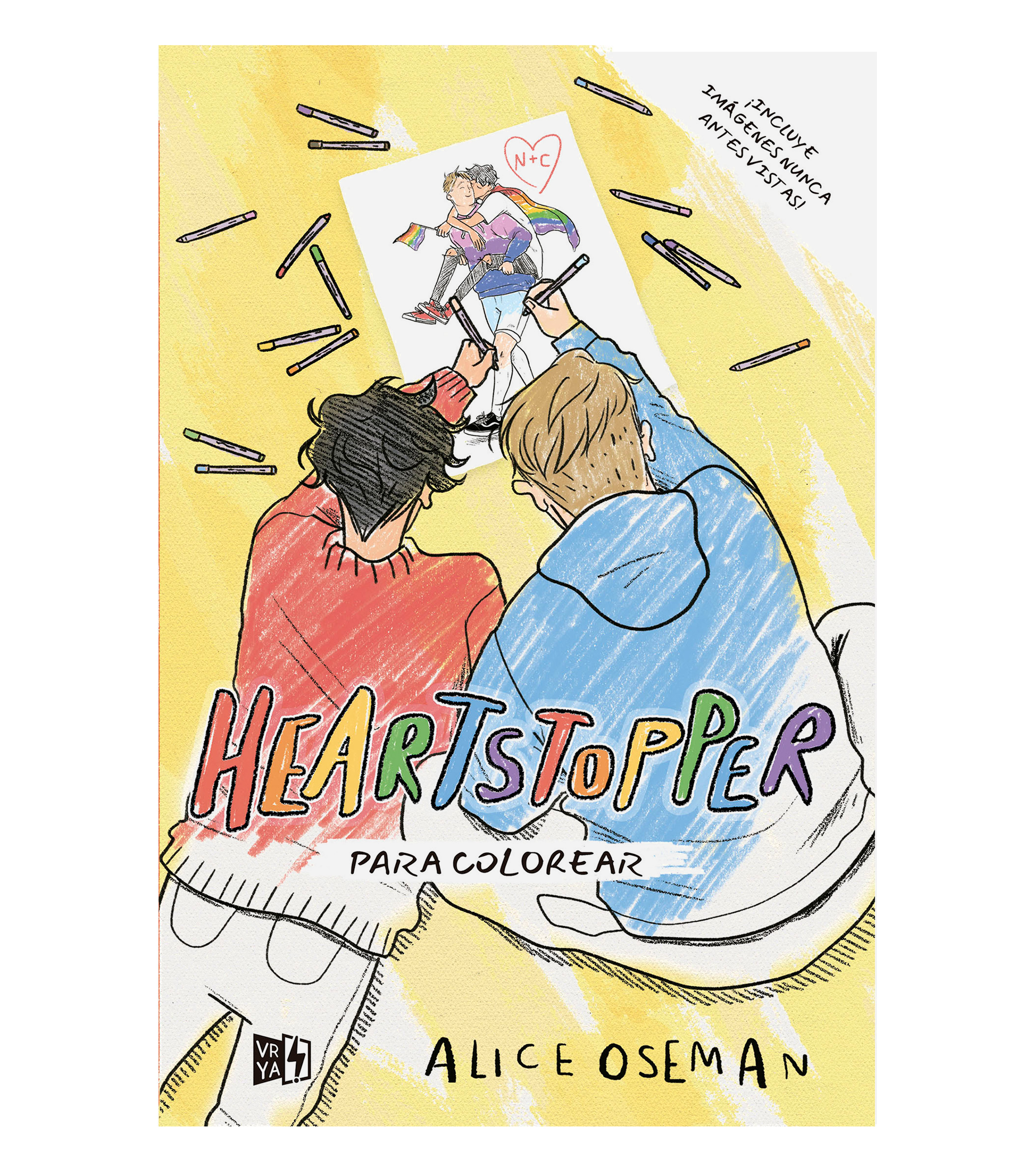 JóvenesHeartstopper para Colorear, Alice Oseman
