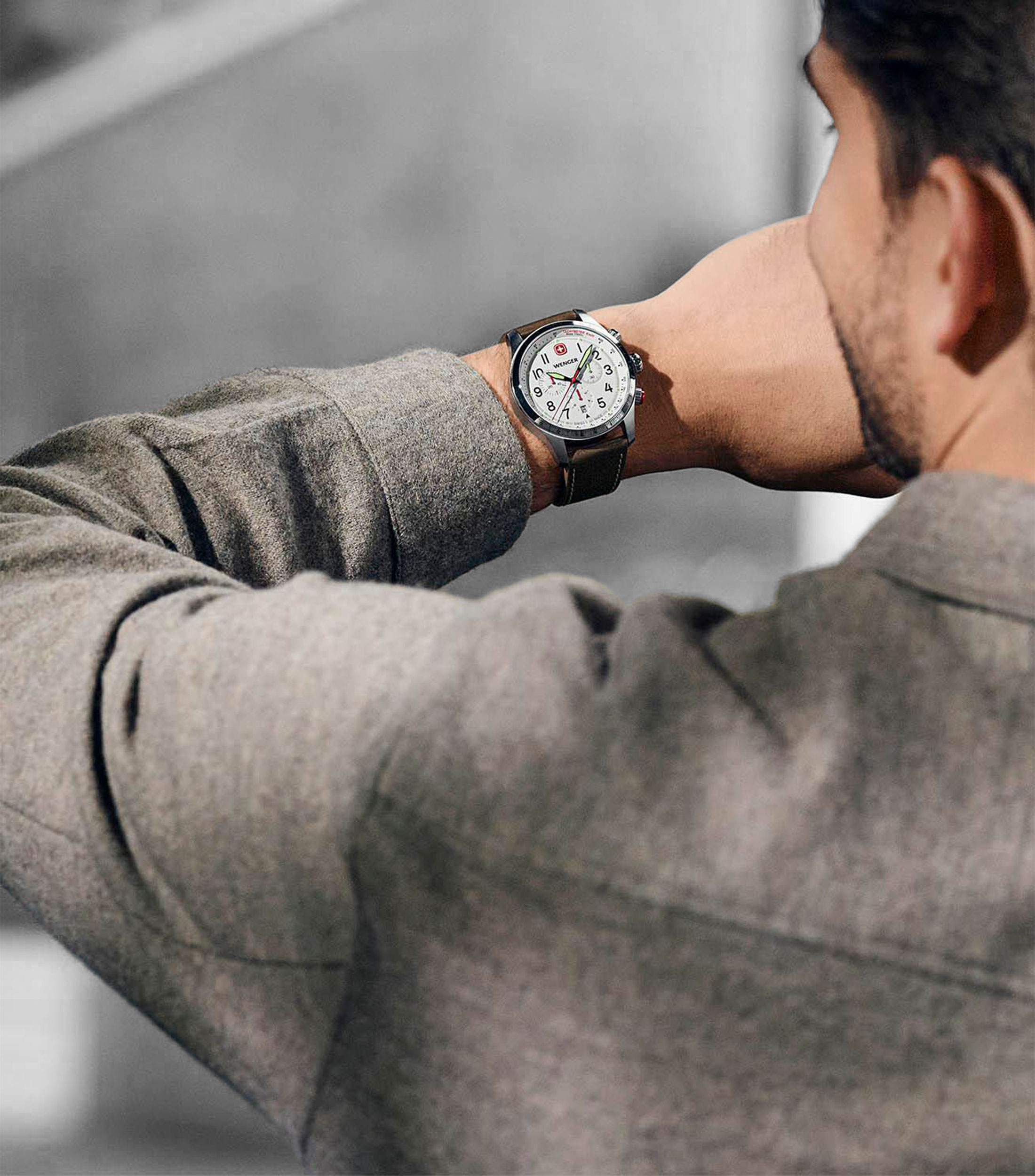 Reloj para Hombre Terragraph Chrono Deportivo Plateado