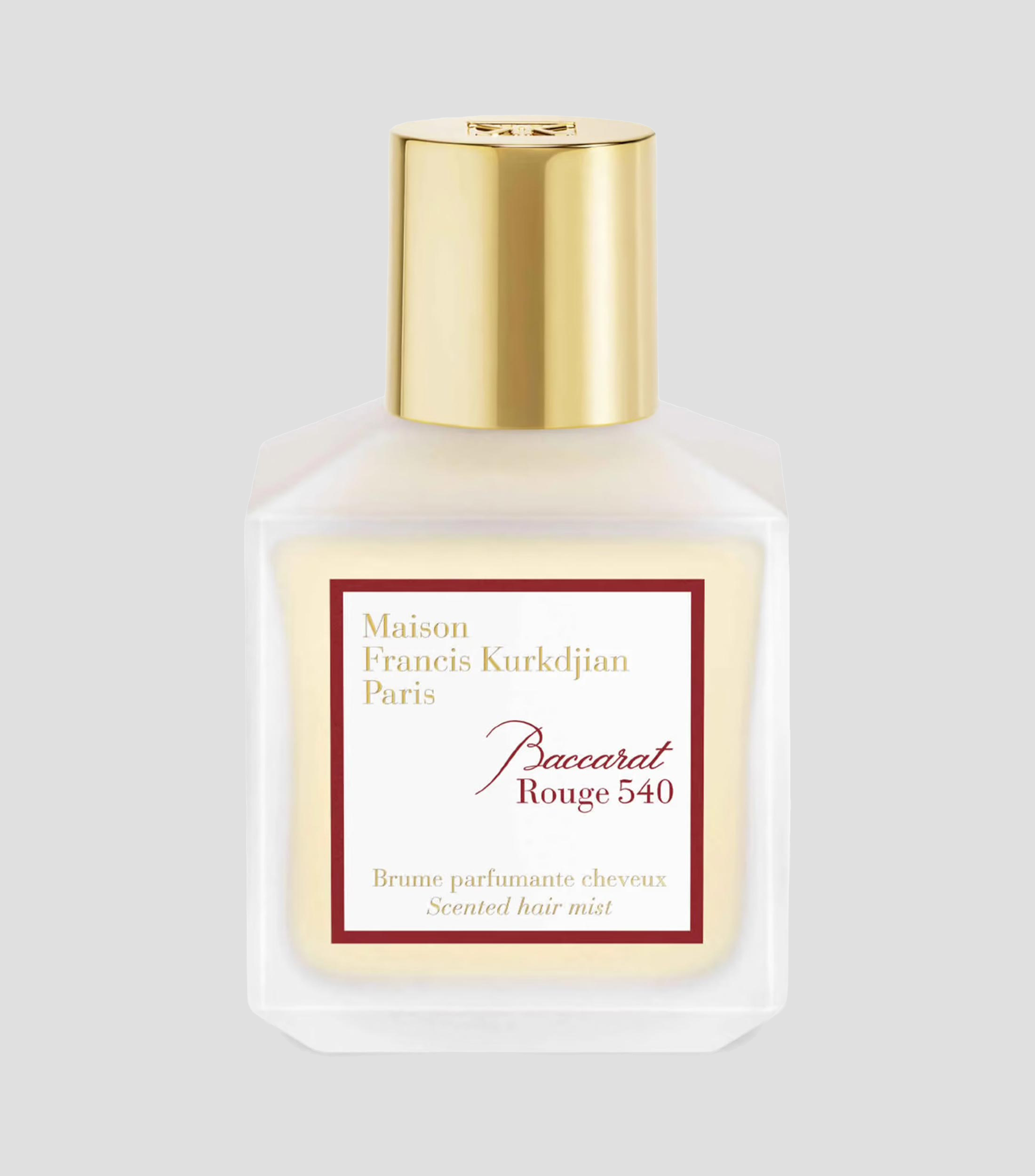 Bruma perfumante para el cabello Baccarat Rouge 540, 70 ml