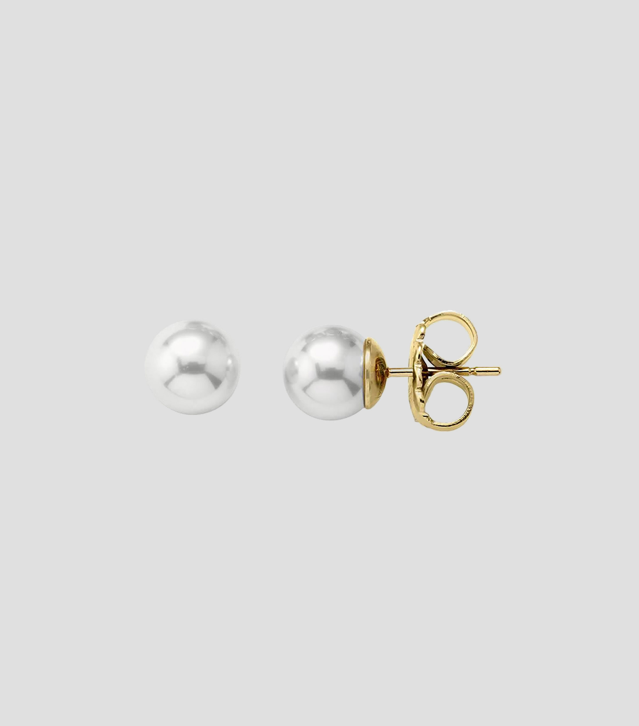 Aretes en plata .925 con perlas Mujer