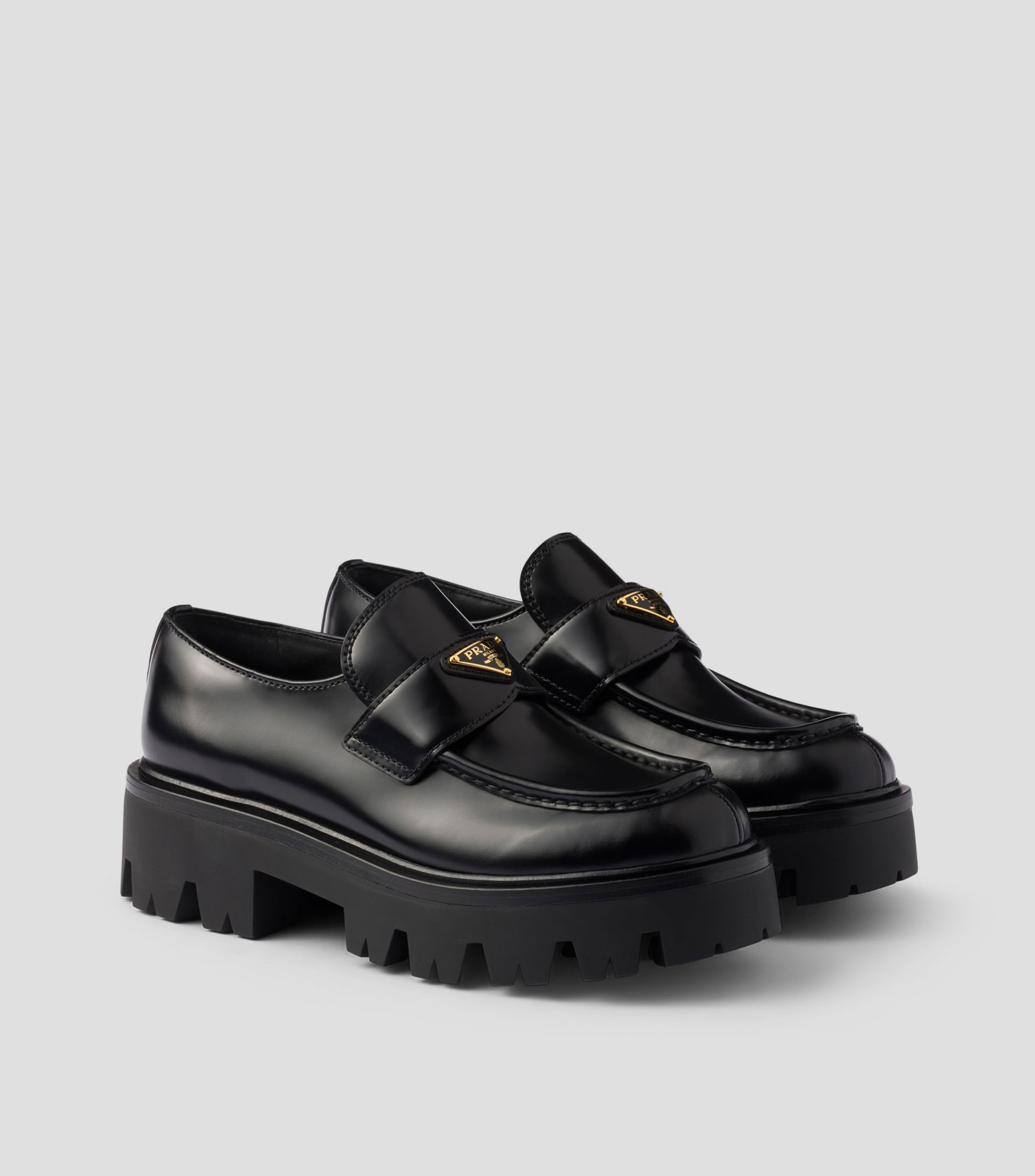 Mocasines con plataforma lisos Mujer
